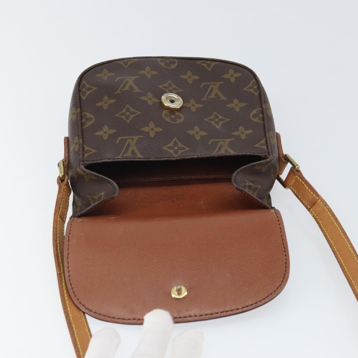 LOUIS VUITTON Monogram Saint Cloud PM Shoulder Bag M51244 LV Auth 169880