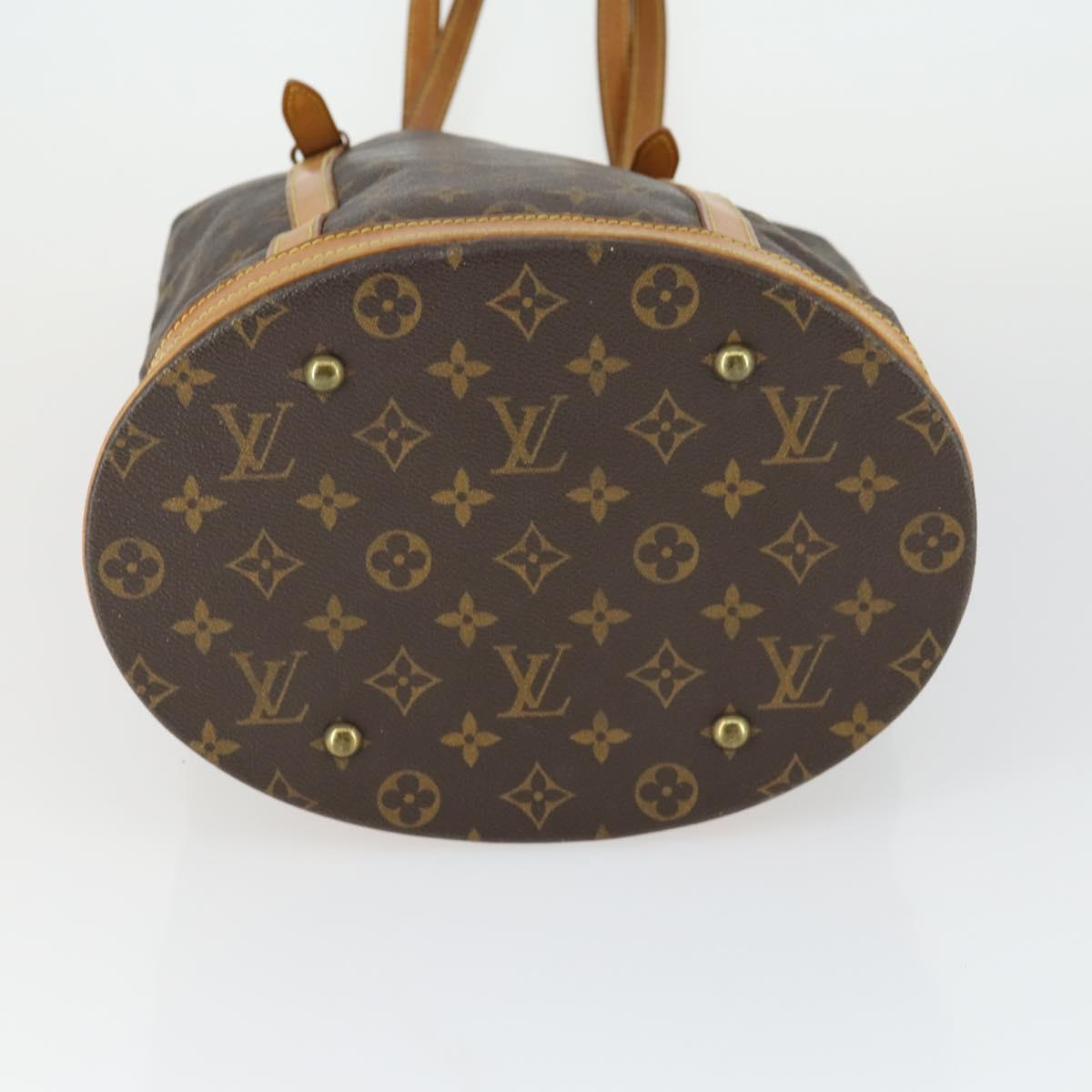 LOUIS VUITTON Monogram Bucket GM Shoulder Bag M42236 LV Auth 169884