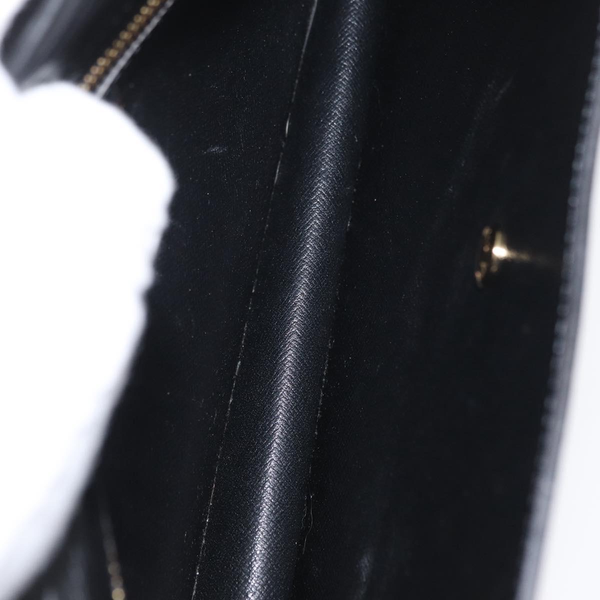 LOUIS VUITTON Epi Montaigne 27 Clutch Bag Black M52652 LV Auth 169888