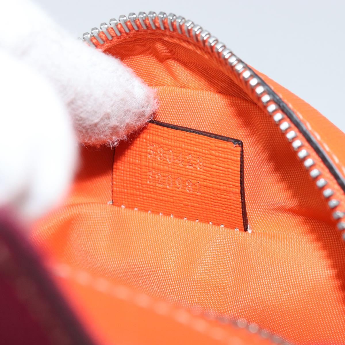 GUCCI GG Supreme Children's Hedgehog Bag PVC Beige Silver 580428 Auth 169901V