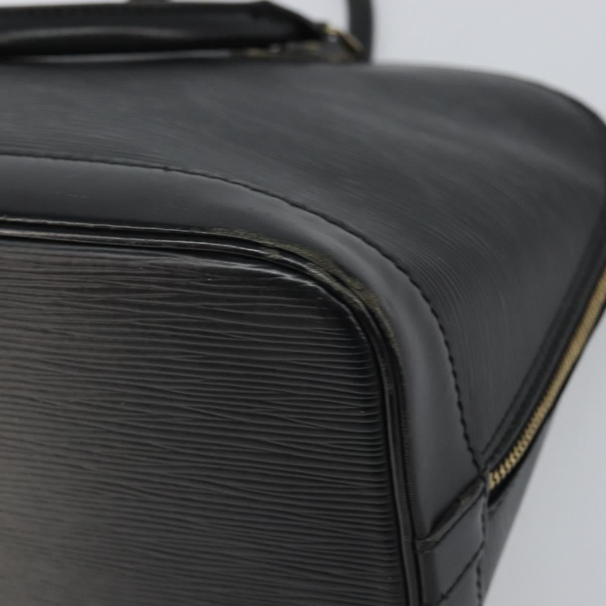 LOUIS VUITTON Epi Alma Hand Bag Noir Black M52142 LV Auth 169905