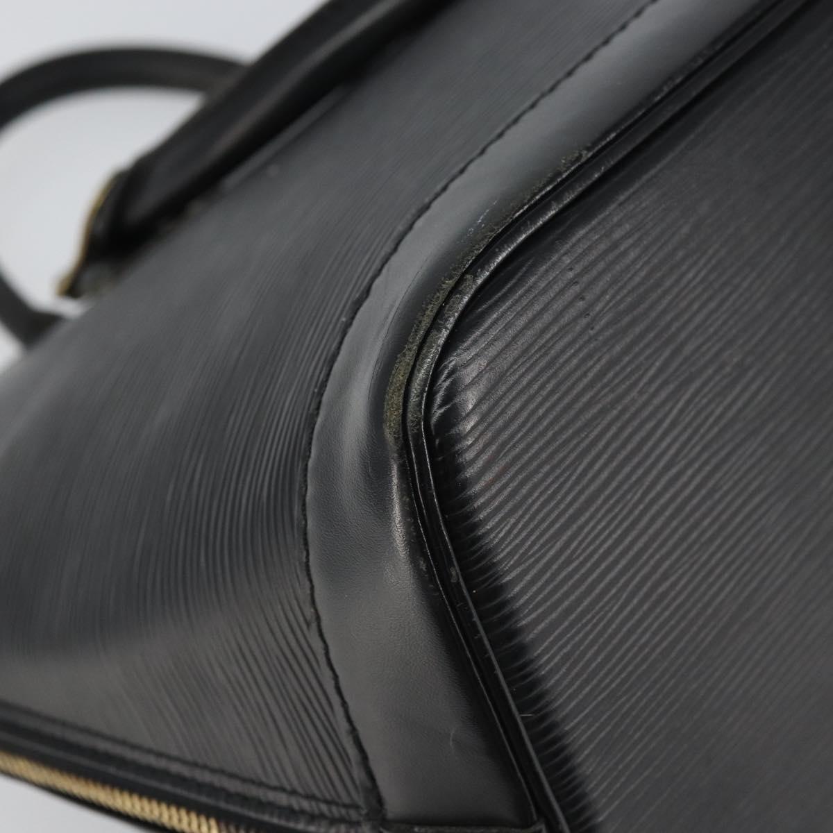LOUIS VUITTON Epi Alma Hand Bag Noir Black M52142 LV Auth 169905