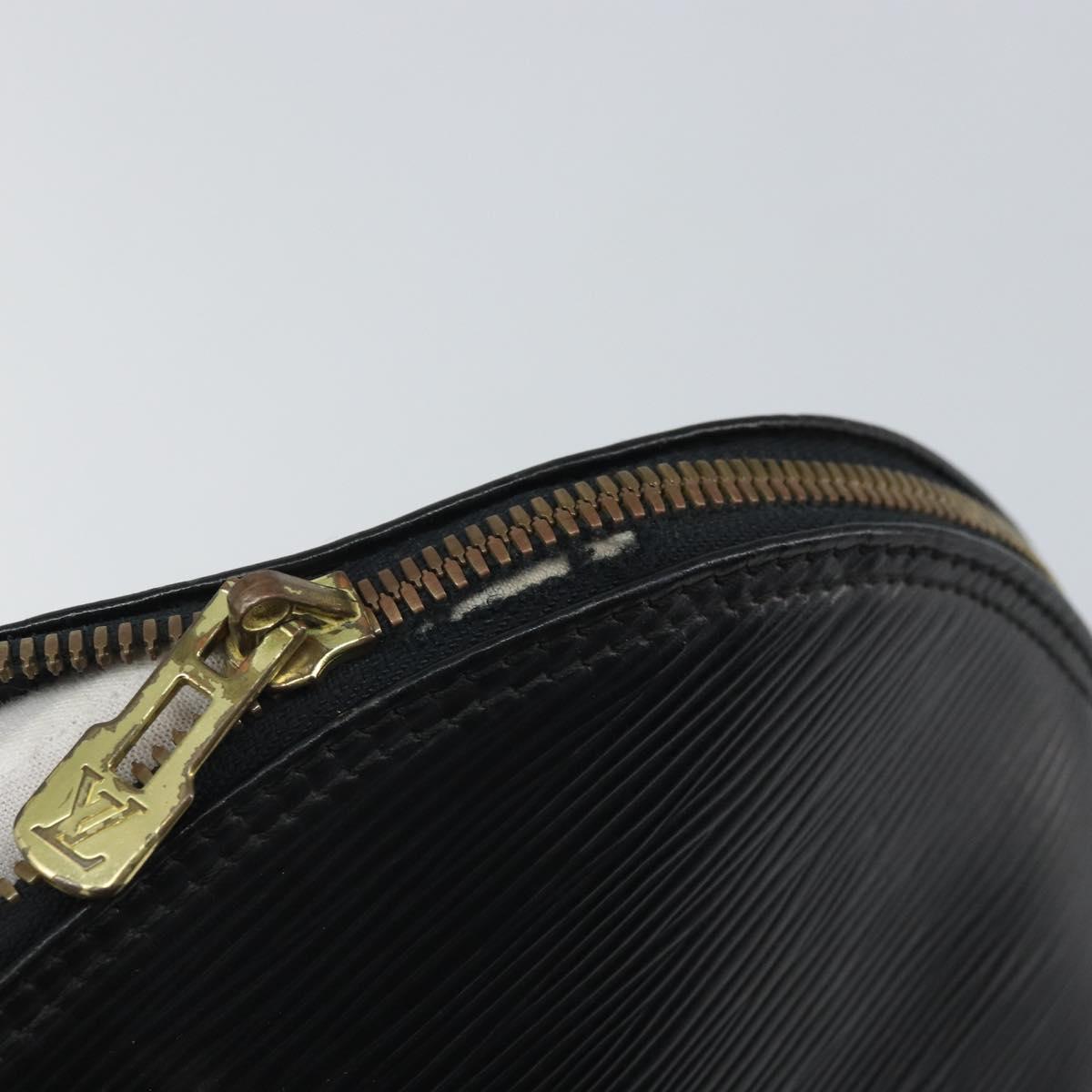 LOUIS VUITTON Epi Alma Hand Bag Noir Black M52142 LV Auth 169905