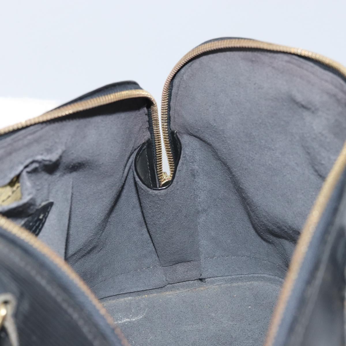 LOUIS VUITTON Epi Alma Hand Bag Noir Black M52142 LV Auth 169905