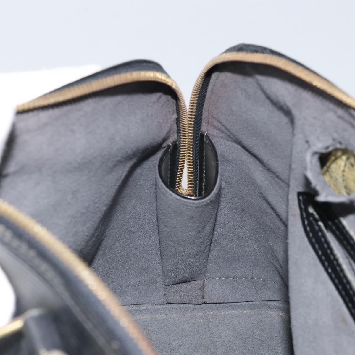 LOUIS VUITTON Epi Alma Hand Bag Noir Black M52142 LV Auth 169905