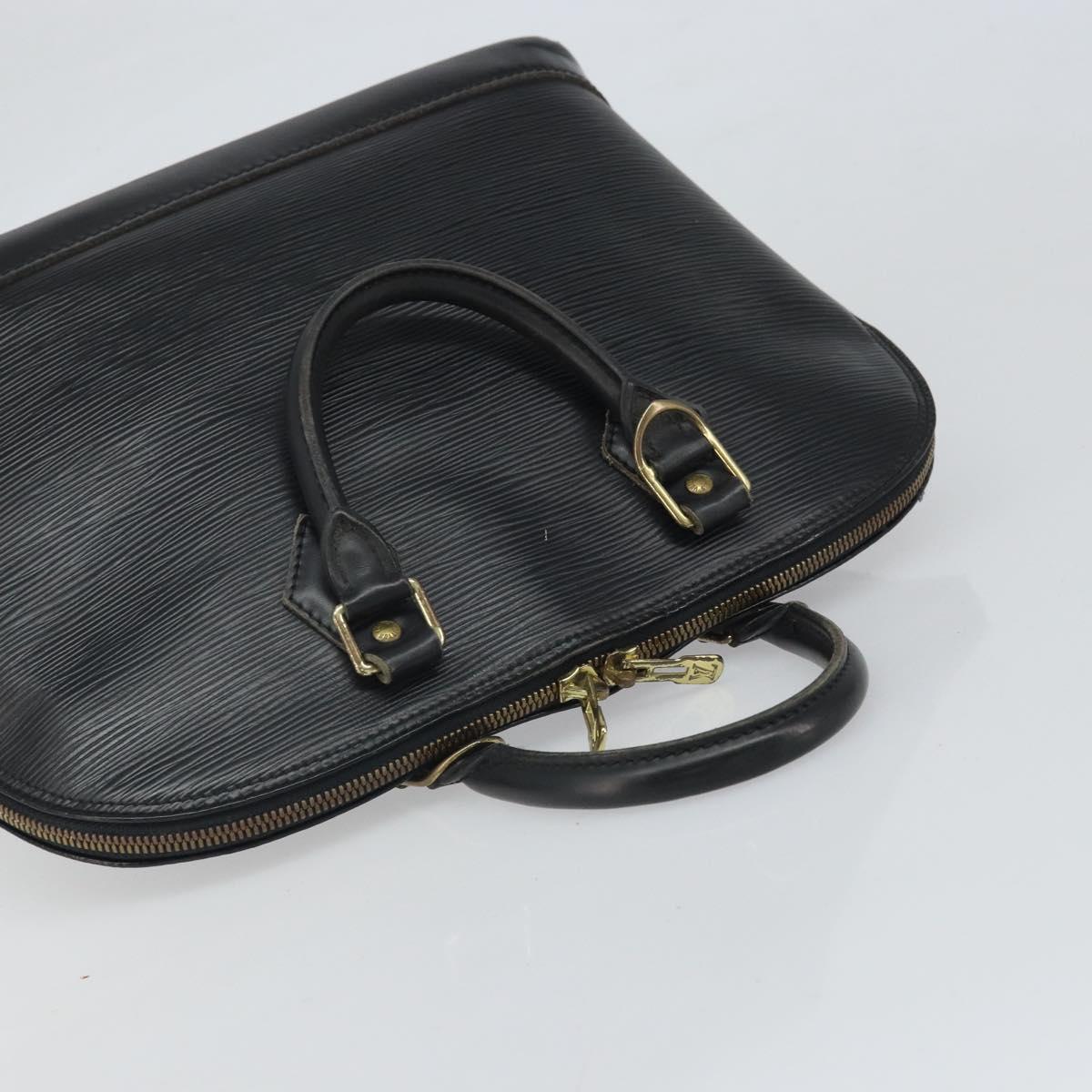 LOUIS VUITTON Epi Alma Hand Bag Noir Black M52142 LV Auth 169905