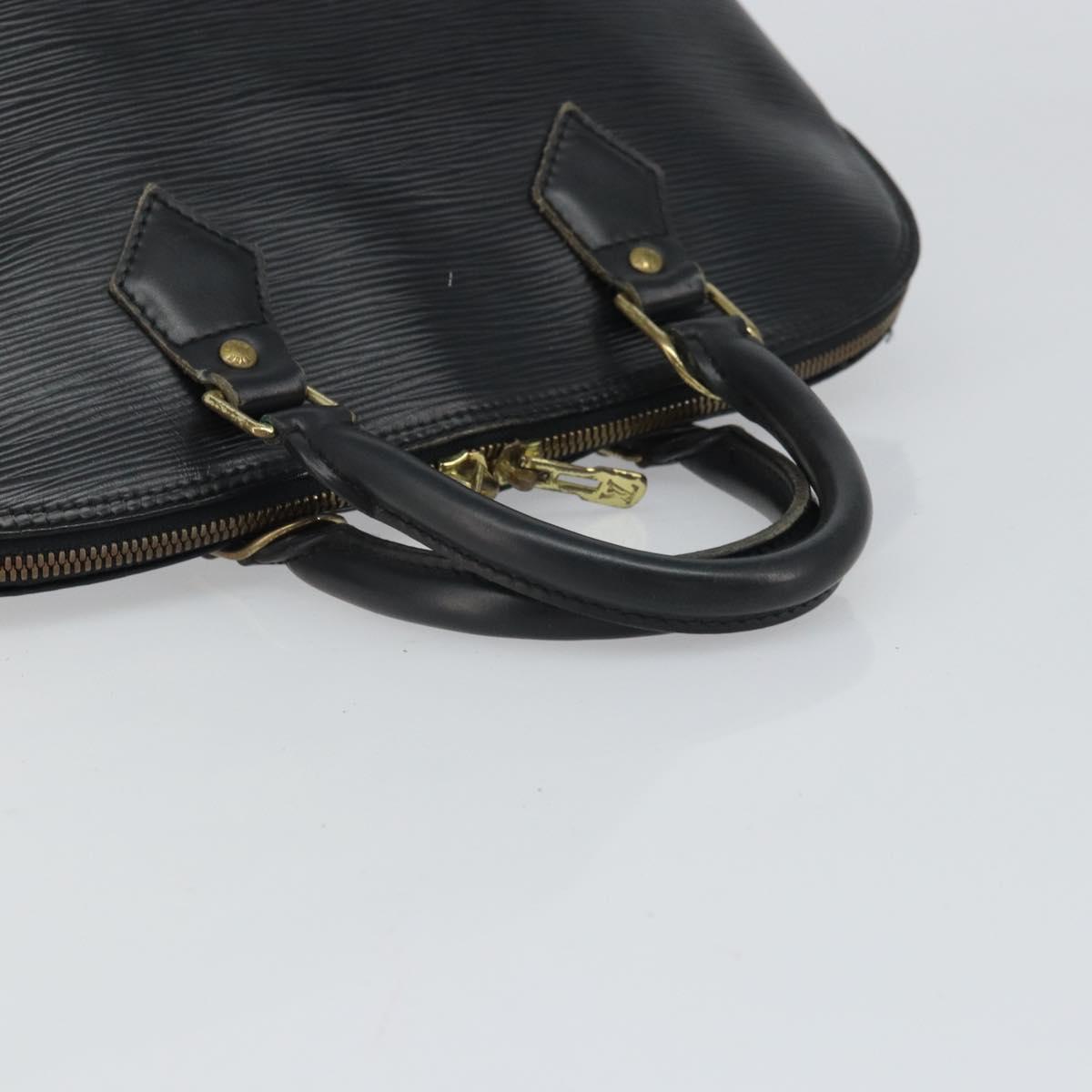 LOUIS VUITTON Epi Alma Hand Bag Noir Black M52142 LV Auth 169905