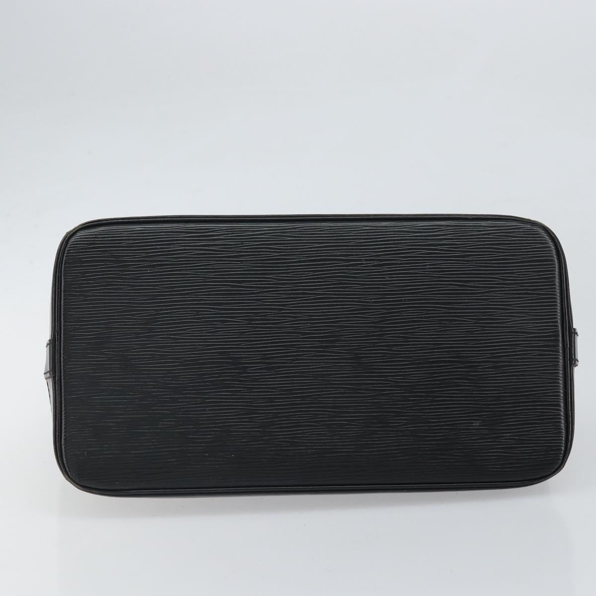 LOUIS VUITTON Epi Alma Hand Bag Noir Black M52142 LV Auth 169905