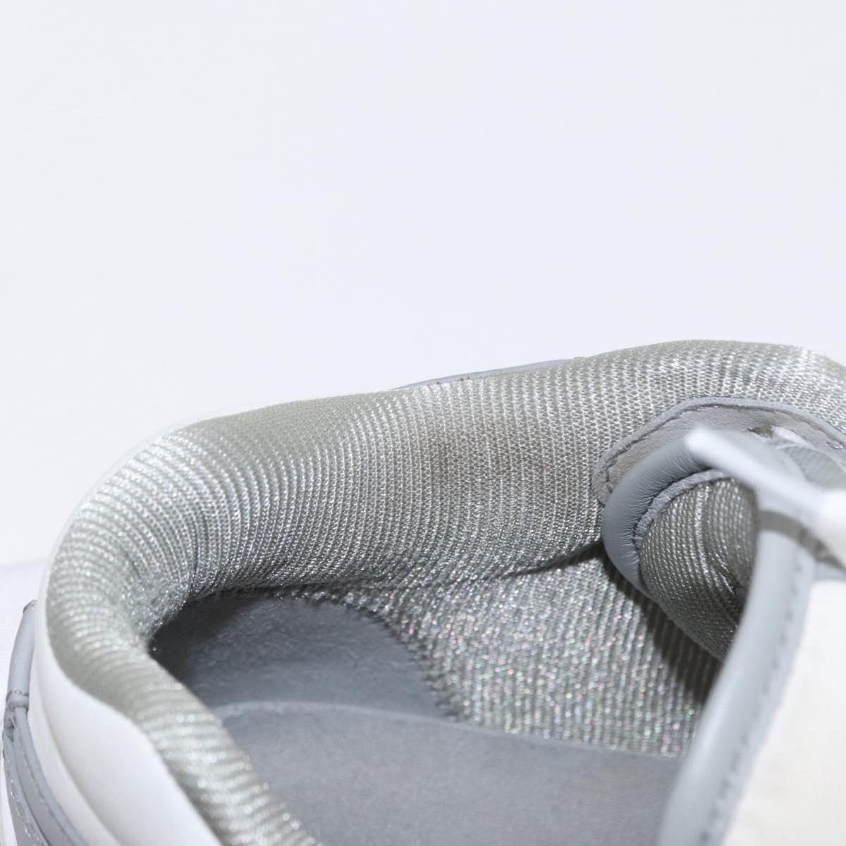 Christian Dior Trotter Canvas Dribble Low Top Sneakers B57 Gray Auth 169910M