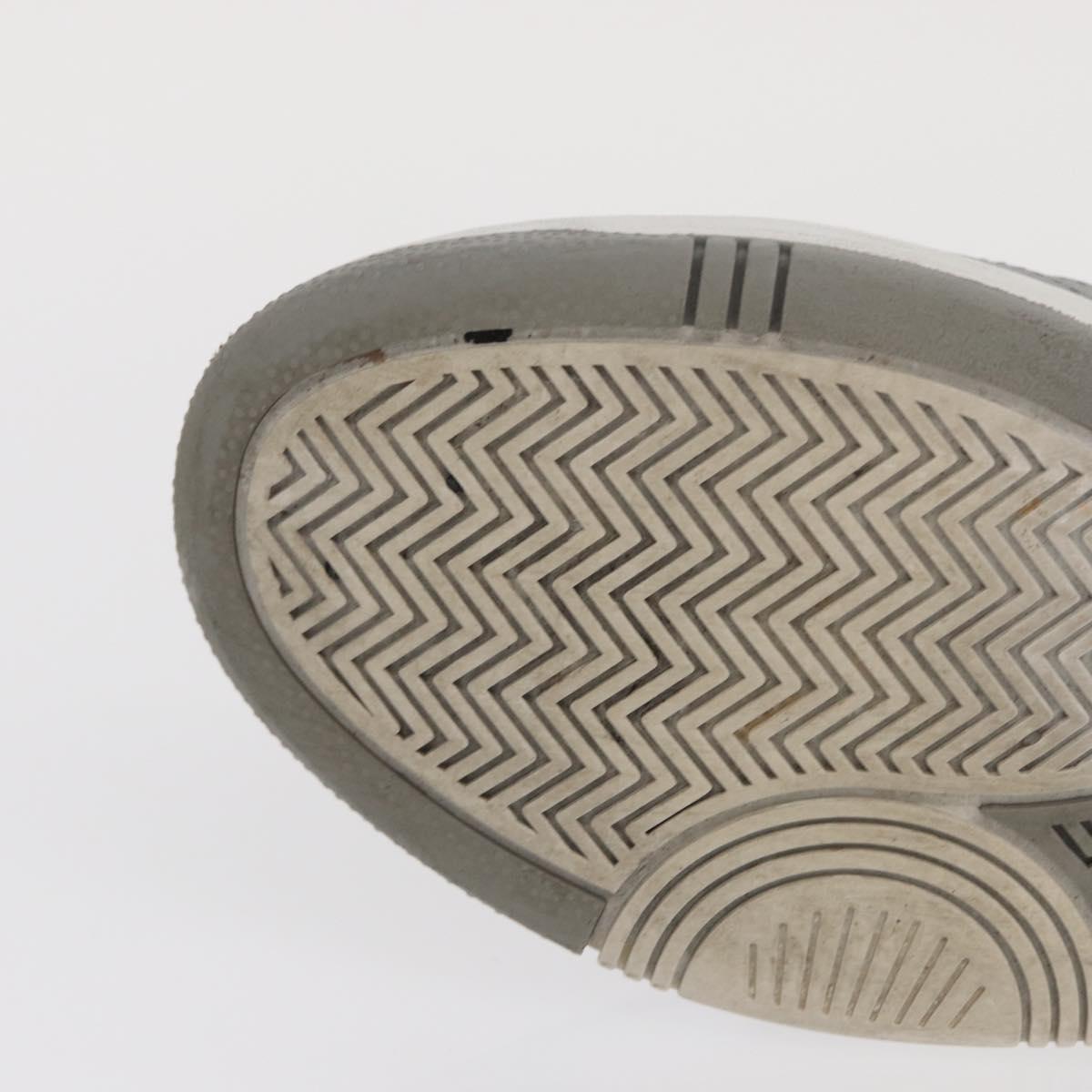 Christian Dior Trotter Canvas Dribble Low Top Sneakers B57 Gray Auth 169910M
