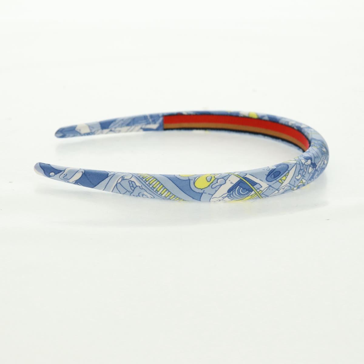 HERMES Elsa Katyusha Silk Blue Auth 169912SAV