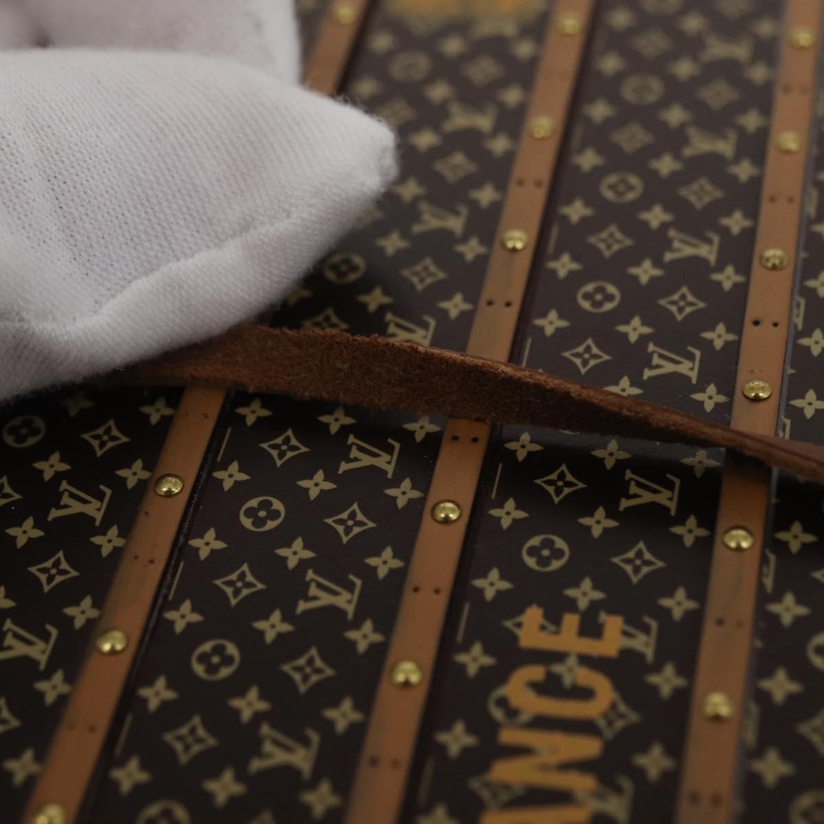 LOUIS VUITTON Miss France Paper Weight Brown M99408 LV Auth 169921