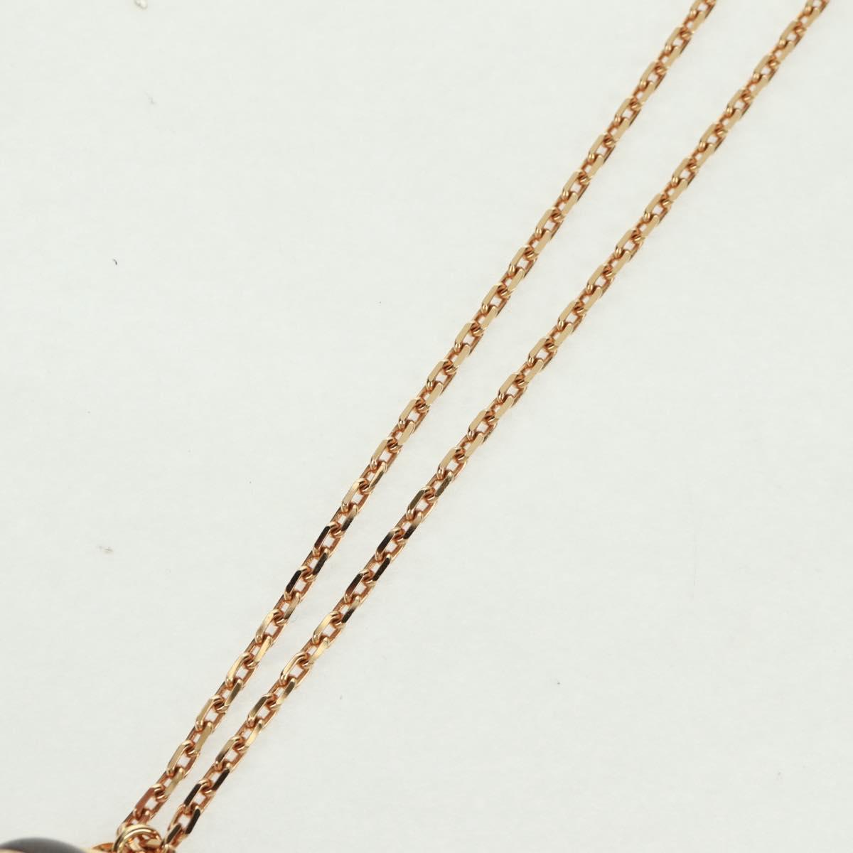 LOUIS VUITTON Pandantif Magnetic Glitter Necklace Gold Tone M66856 Auth 169922