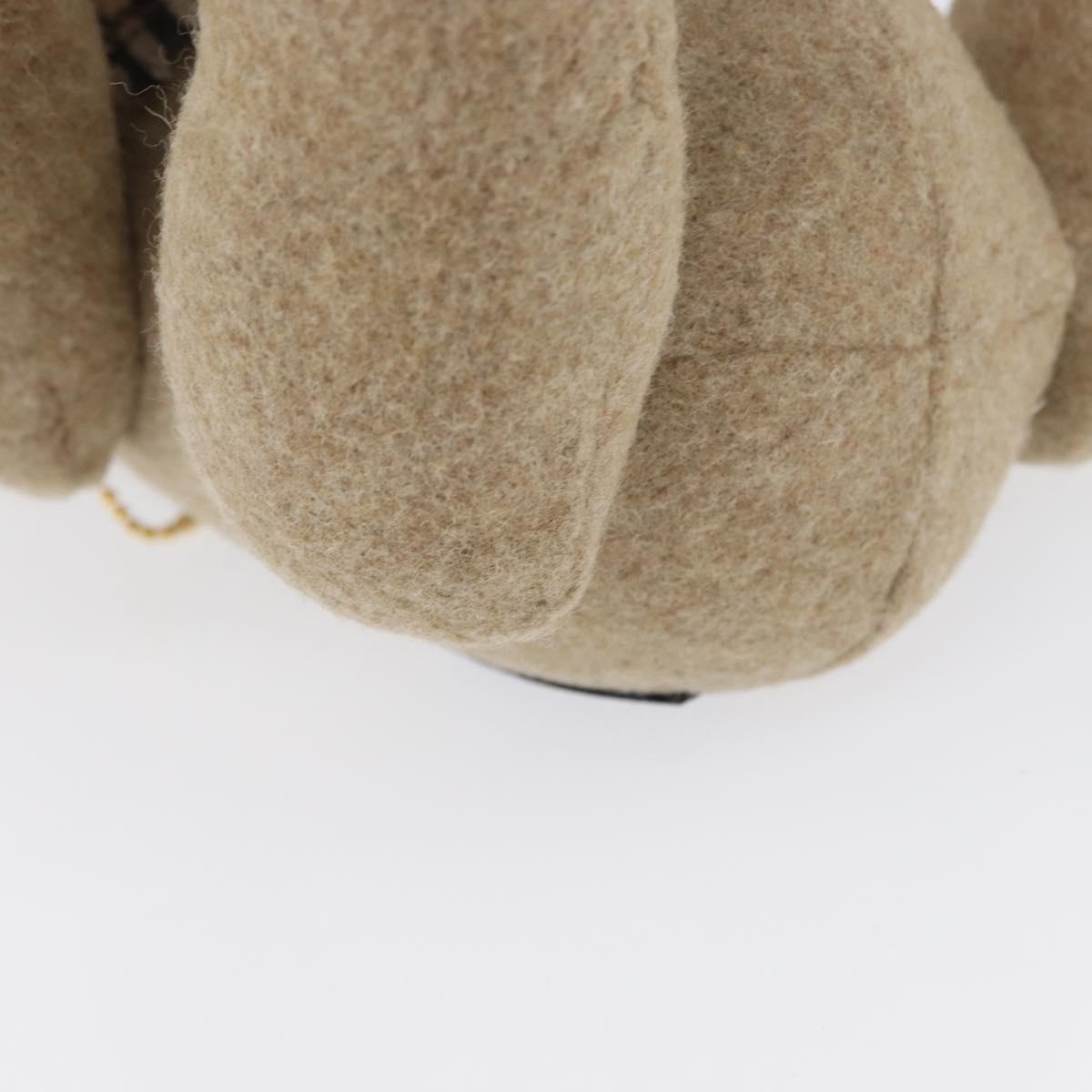 BURBERRY Nova Check Teddy Bear Beige Auth 169936