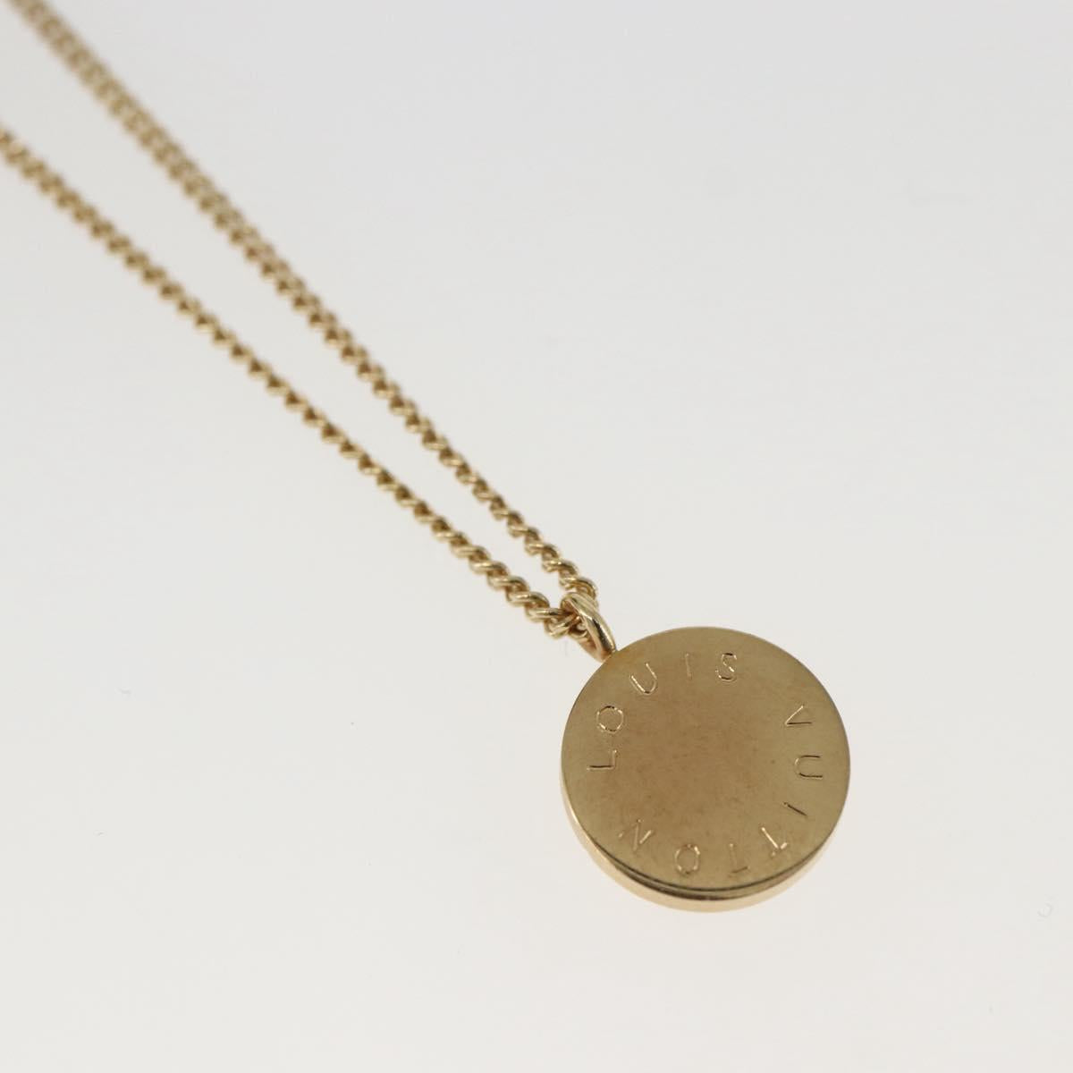 LOUIS VUITTON Pair of Necklaces And Pendants LV ET Pastille 18 750 Auth 169938SM