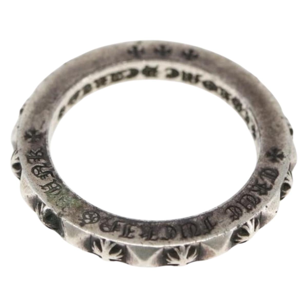 Chrome Hearts TFP CH Plus Punk Ring Ring Ag925 Silver Auth 169943SM