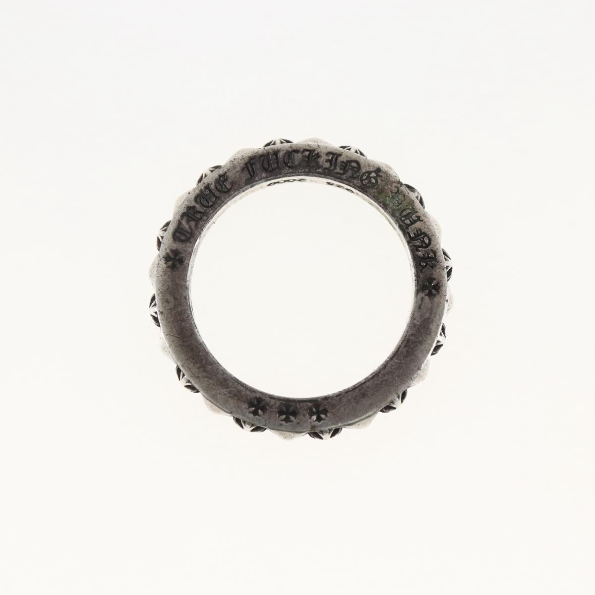 Chrome Hearts TFP CH Plus Punk Ring Ring Ag925 Silver Auth 169943SM