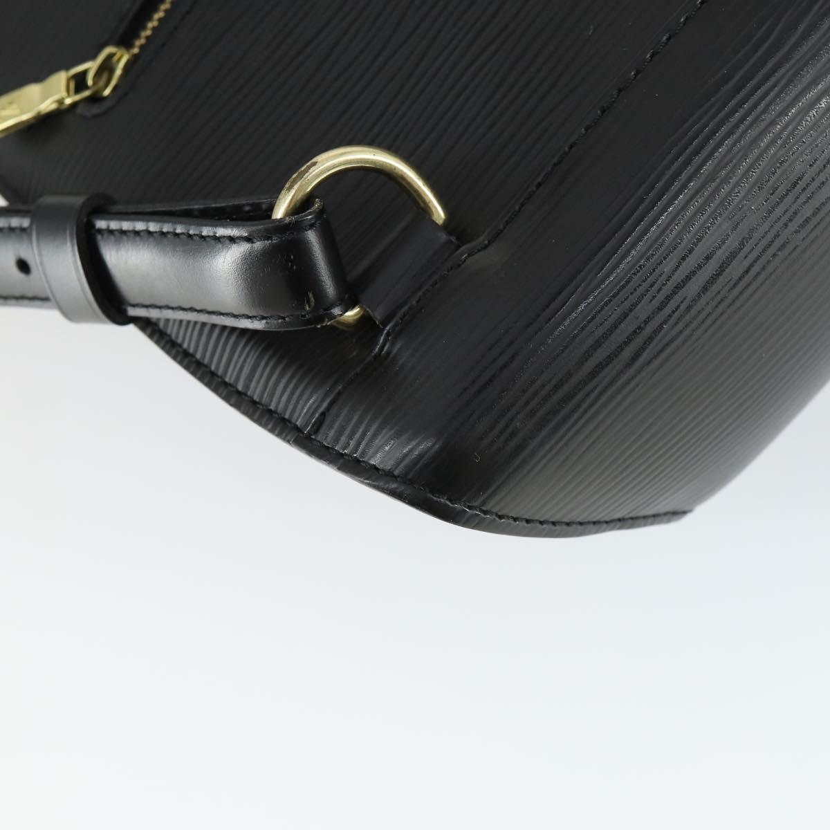 LOUIS VUITTON Epi Mabillon Backpack Black M52232 LV Auth 169981