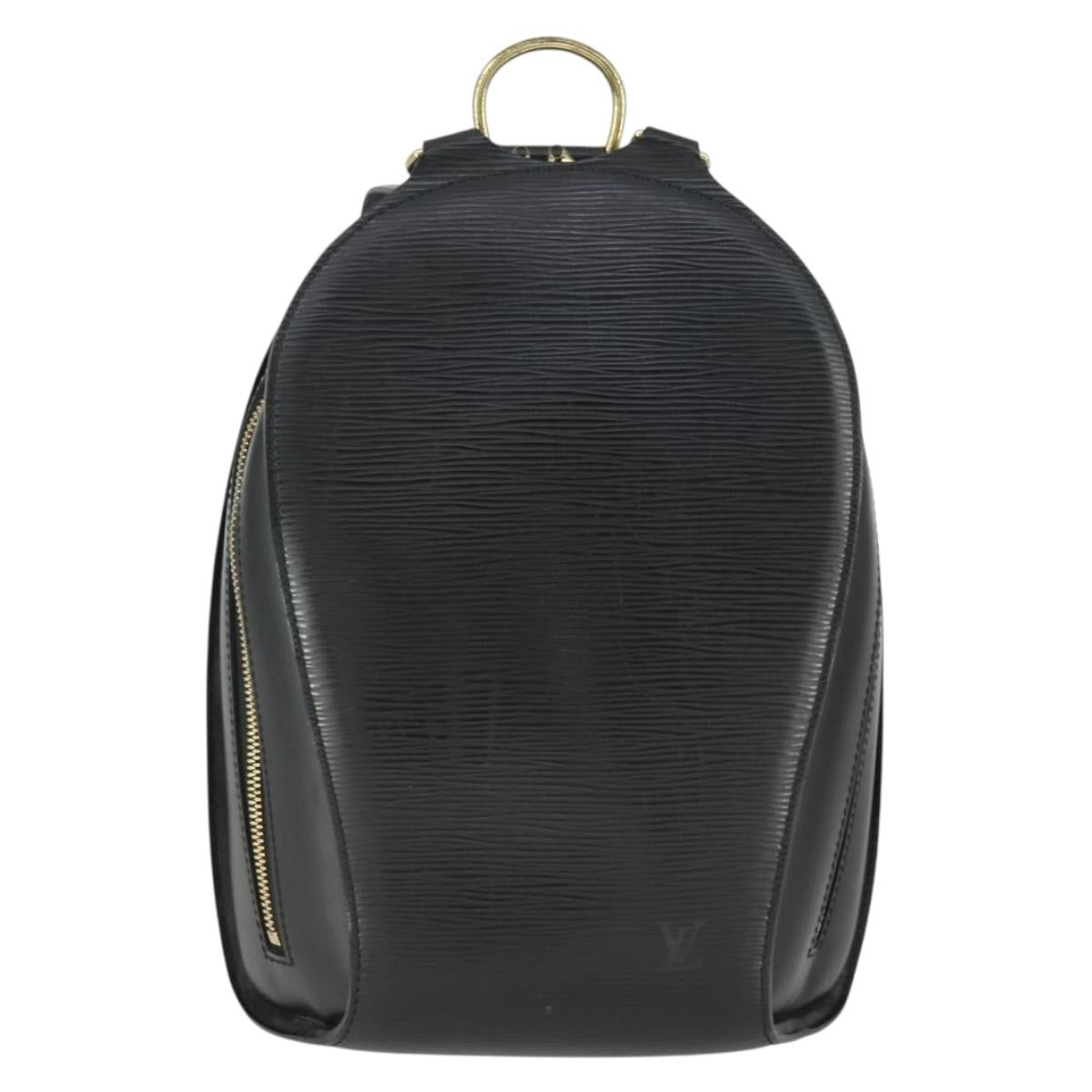 LOUIS VUITTON Epi Mabillon Backpack Black M52232 LV Auth 169981