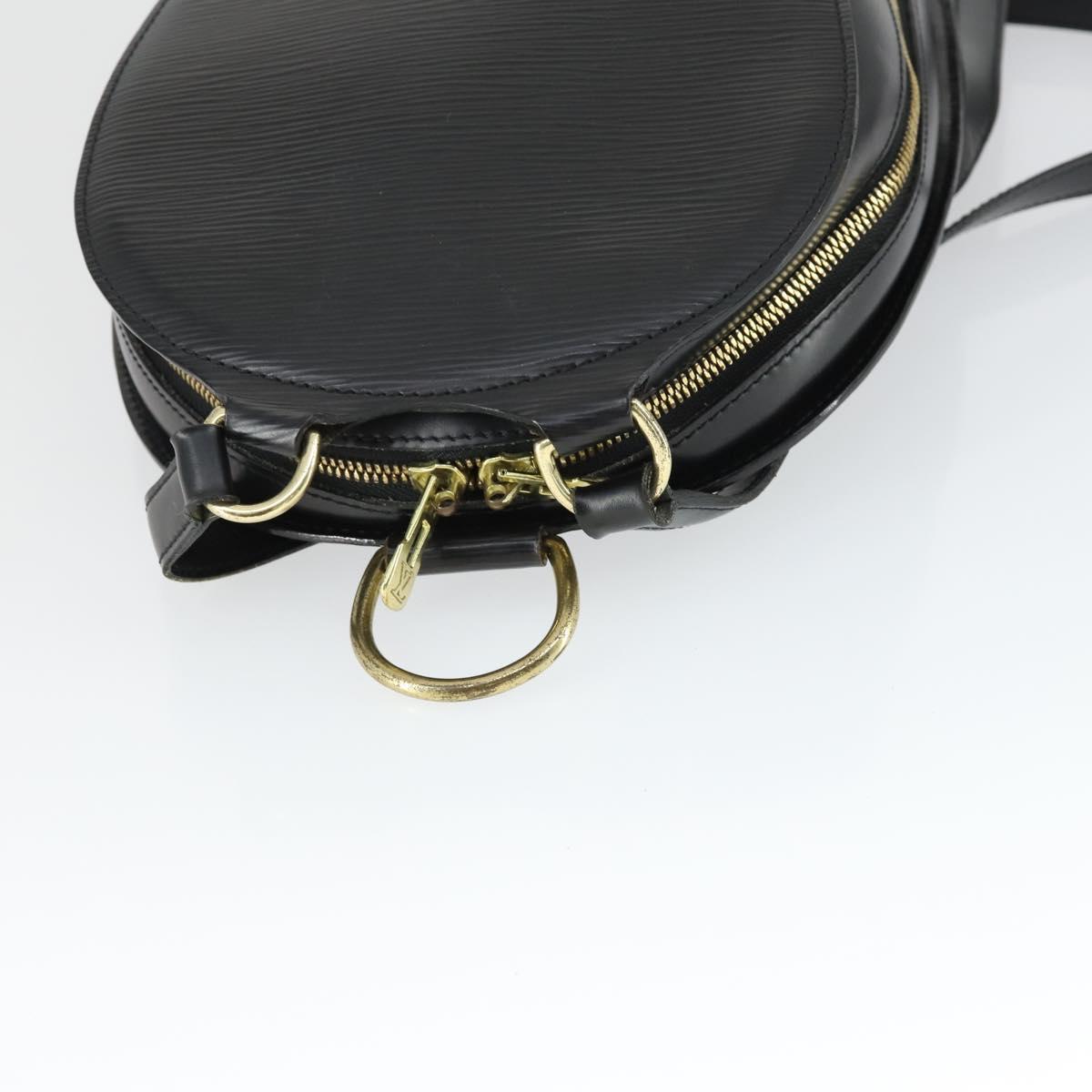 LOUIS VUITTON Epi Mabillon Backpack Black M52232 LV Auth 169981