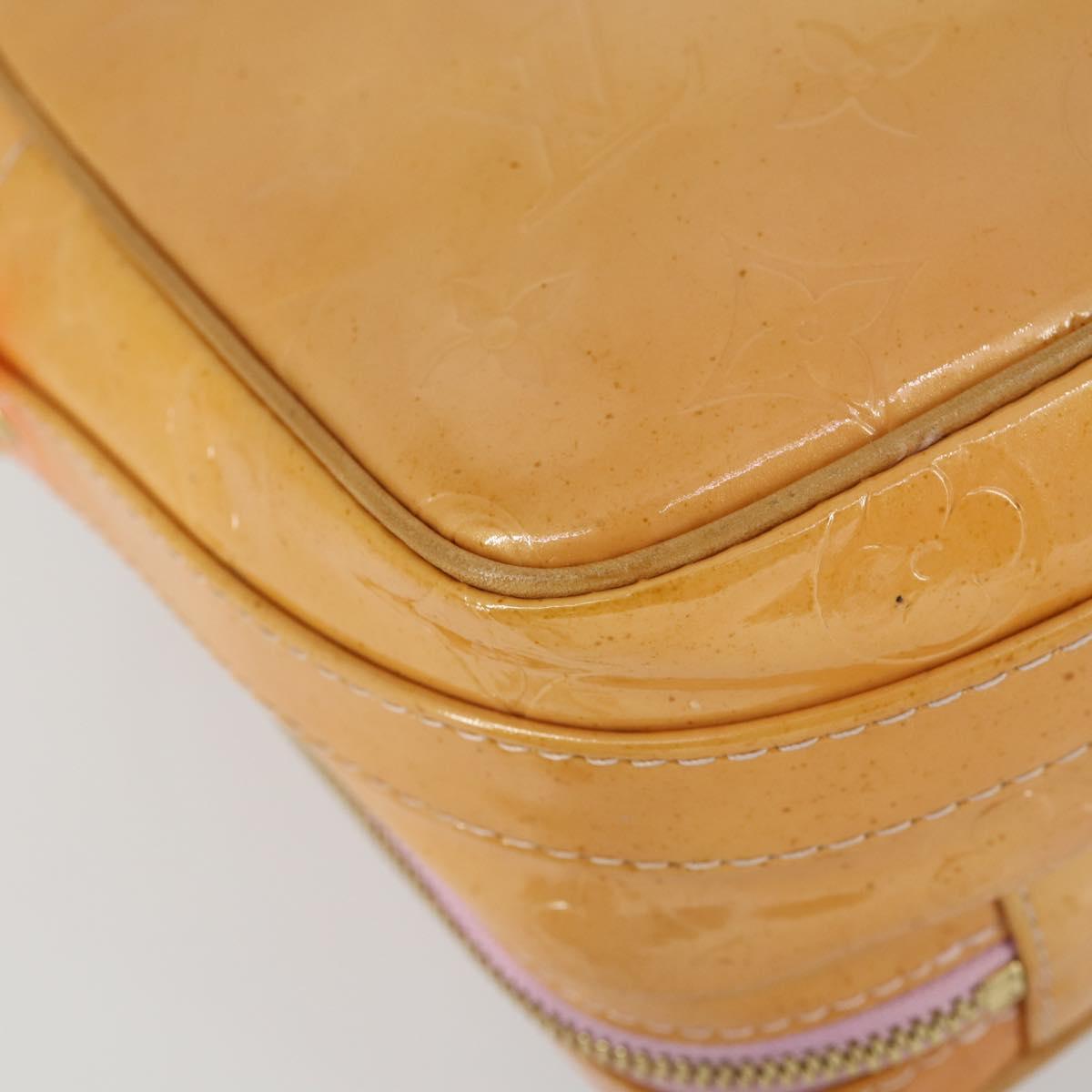 LOUIS VUITTON Monogram Vernis Wooster Bag Marshmallow Pink M91037 LV Auth 169986
