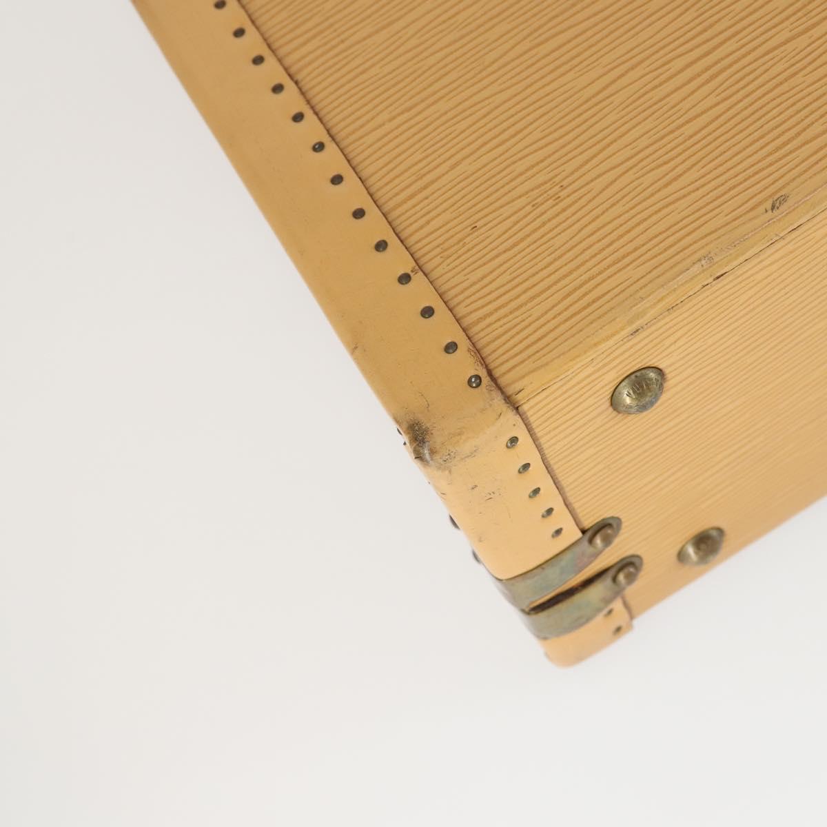 LOUIS VUITTON Epi President 45 Trunk Winnipeg Beige LV Auth 169988