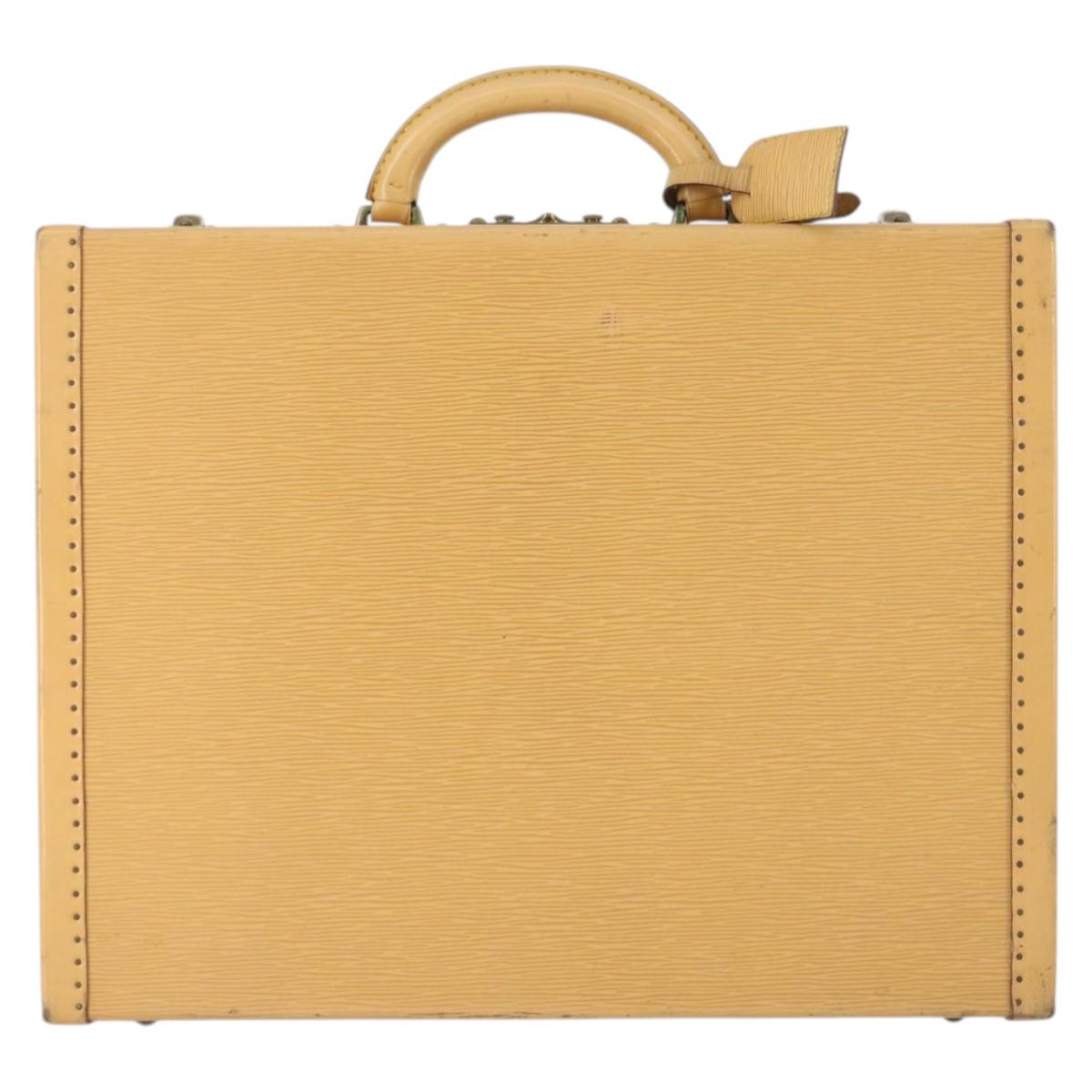 LOUIS VUITTON Epi President 45 Trunk Winnipeg Beige LV Auth 169988