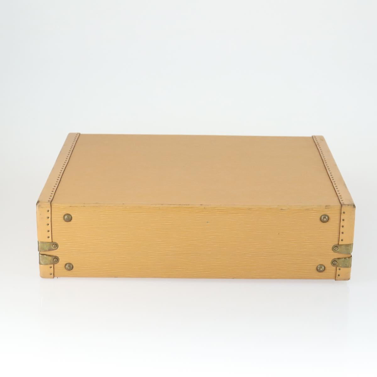 LOUIS VUITTON Epi President 45 Trunk Winnipeg Beige LV Auth 169988