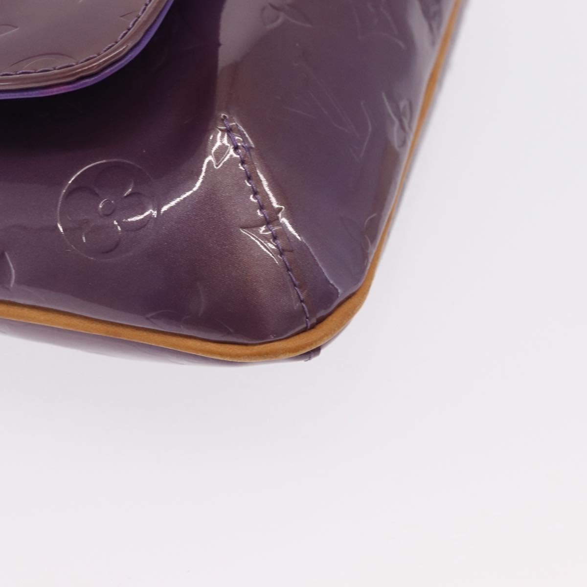 LOUIS VUITTON Vernis Thompson Street Bag Purple Viole M91095 Auth 169990