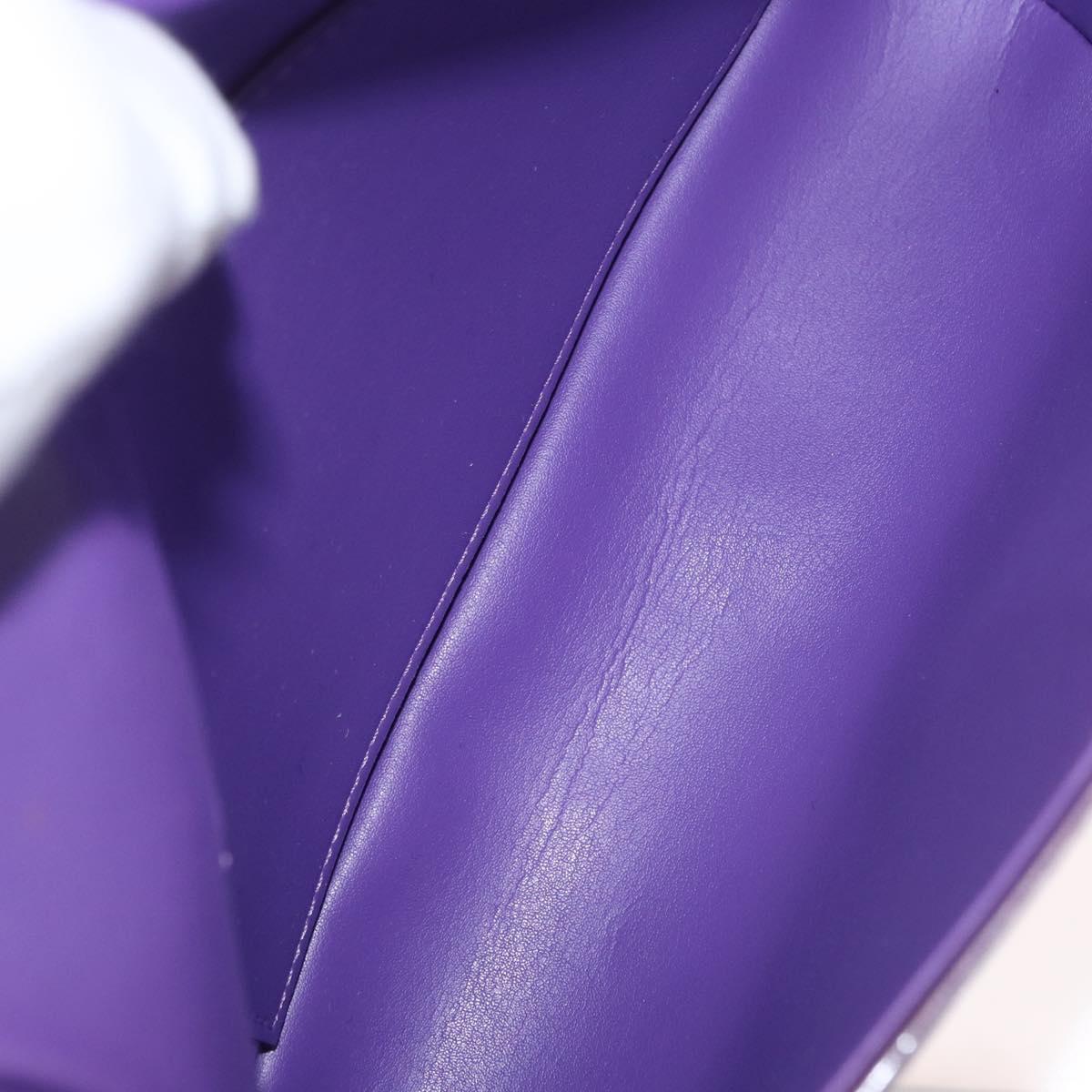 LOUIS VUITTON Vernis Thompson Street Bag Purple Viole M91095 Auth 169990