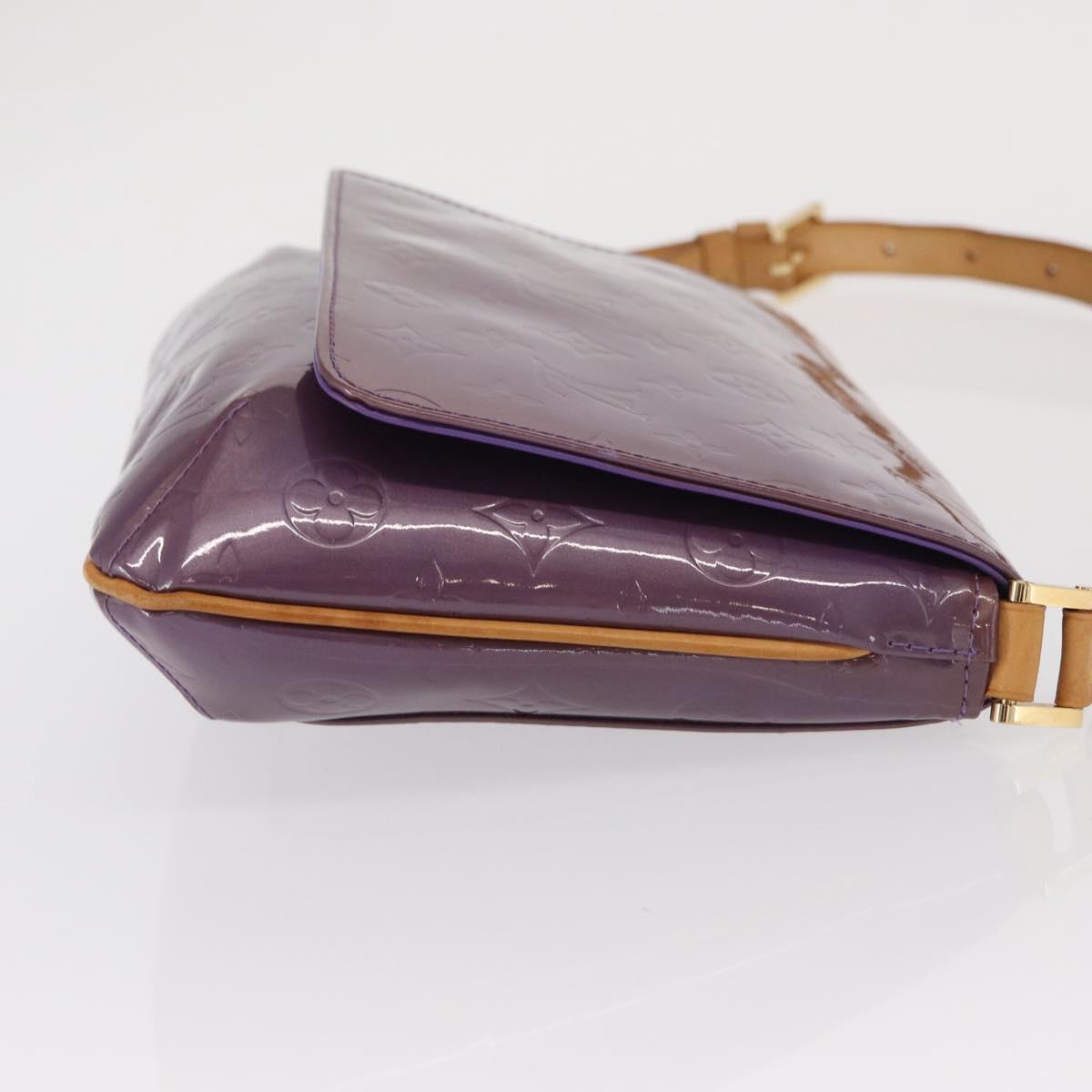 LOUIS VUITTON Vernis Thompson Street Bag Purple Viole M91095 Auth 169990