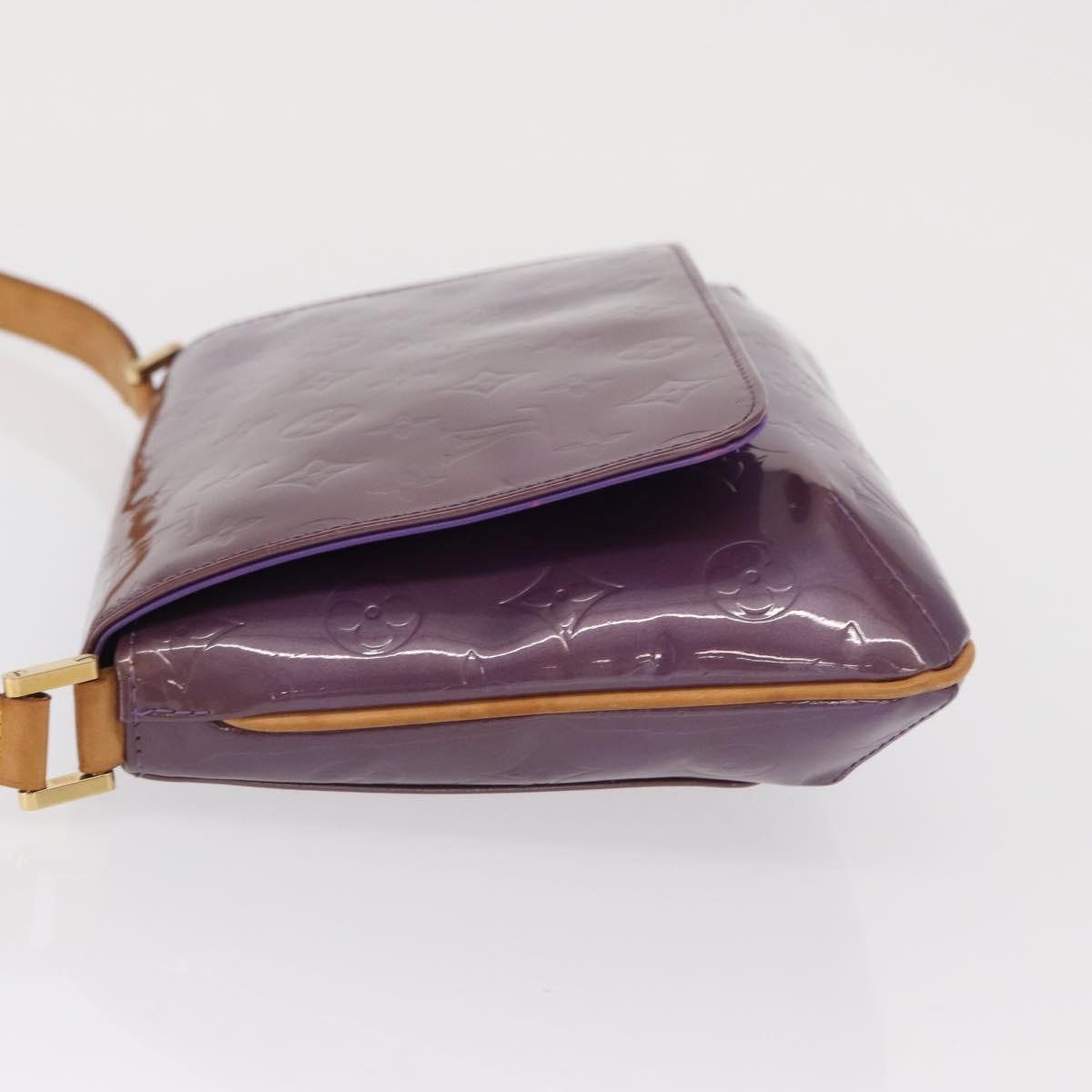 LOUIS VUITTON Vernis Thompson Street Bag Purple Viole M91095 Auth 169990