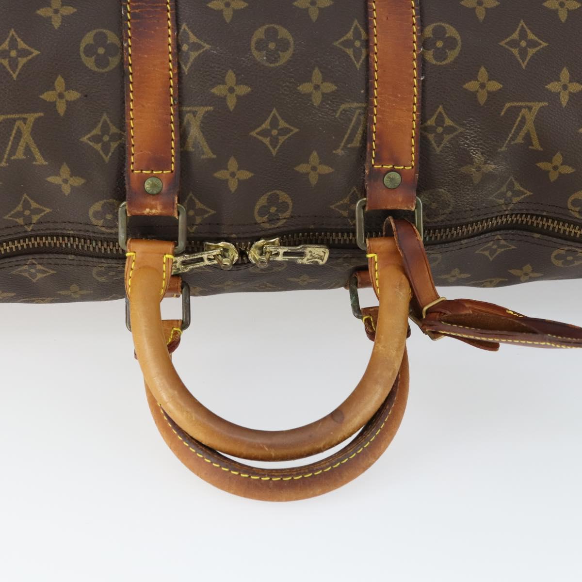 LOUIS VUITTON Monogram Keepall Bandouliere 45 Boston Bag M41418 LV Auth 169997