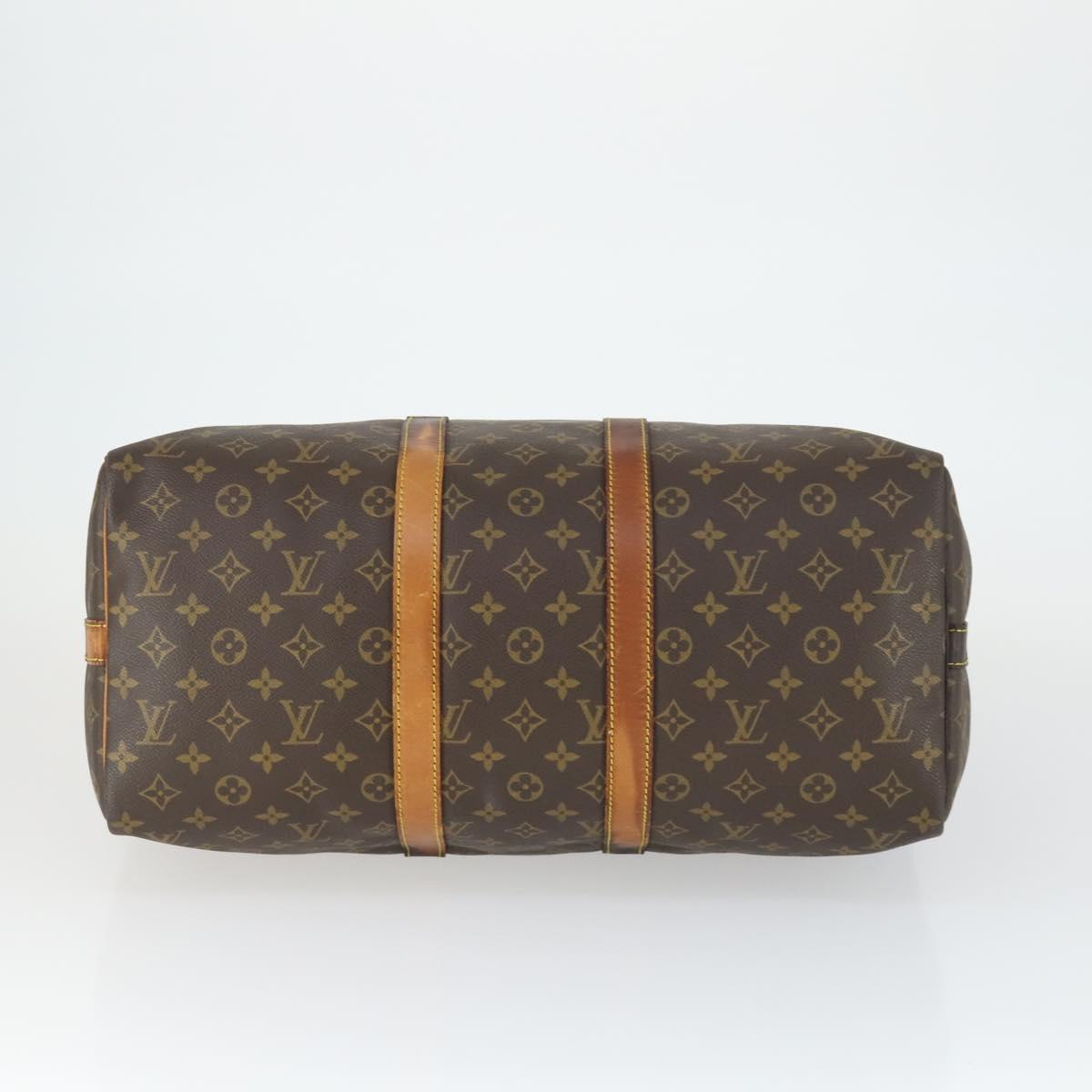 LOUIS VUITTON Monogram Keepall Bandouliere 45 Boston Bag M41418 LV Auth 169997