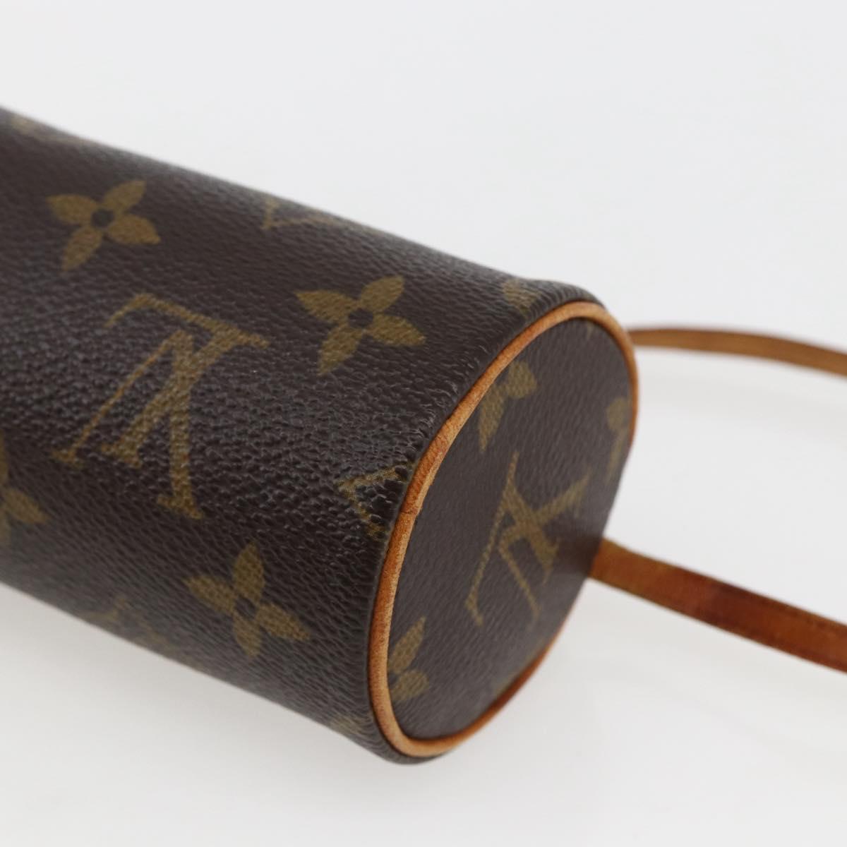 LOUIS VUITTON Monogram Papillon Pouch LV Auth 169999