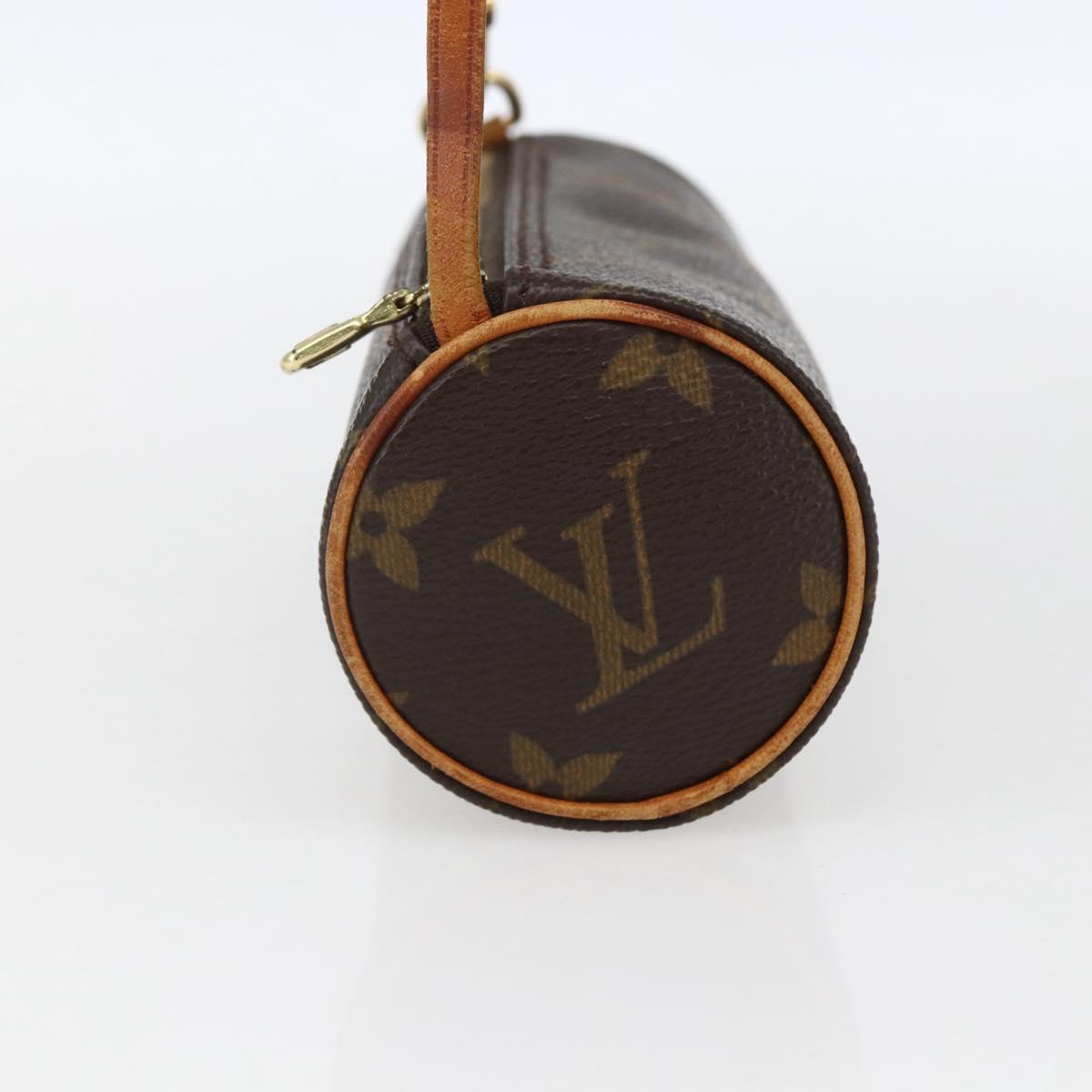 LOUIS VUITTON Monogram Papillon Pouch LV Auth 169999