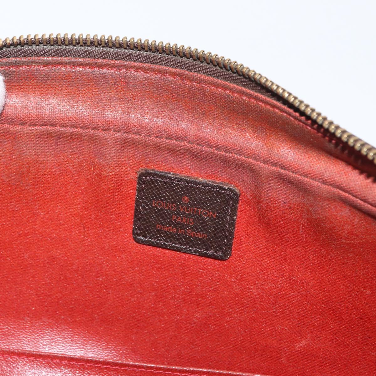 LOUIS VUITTON Damier Ebene Trousse Toilette 25 Clutch Bag N47624 LV Auth 170000A