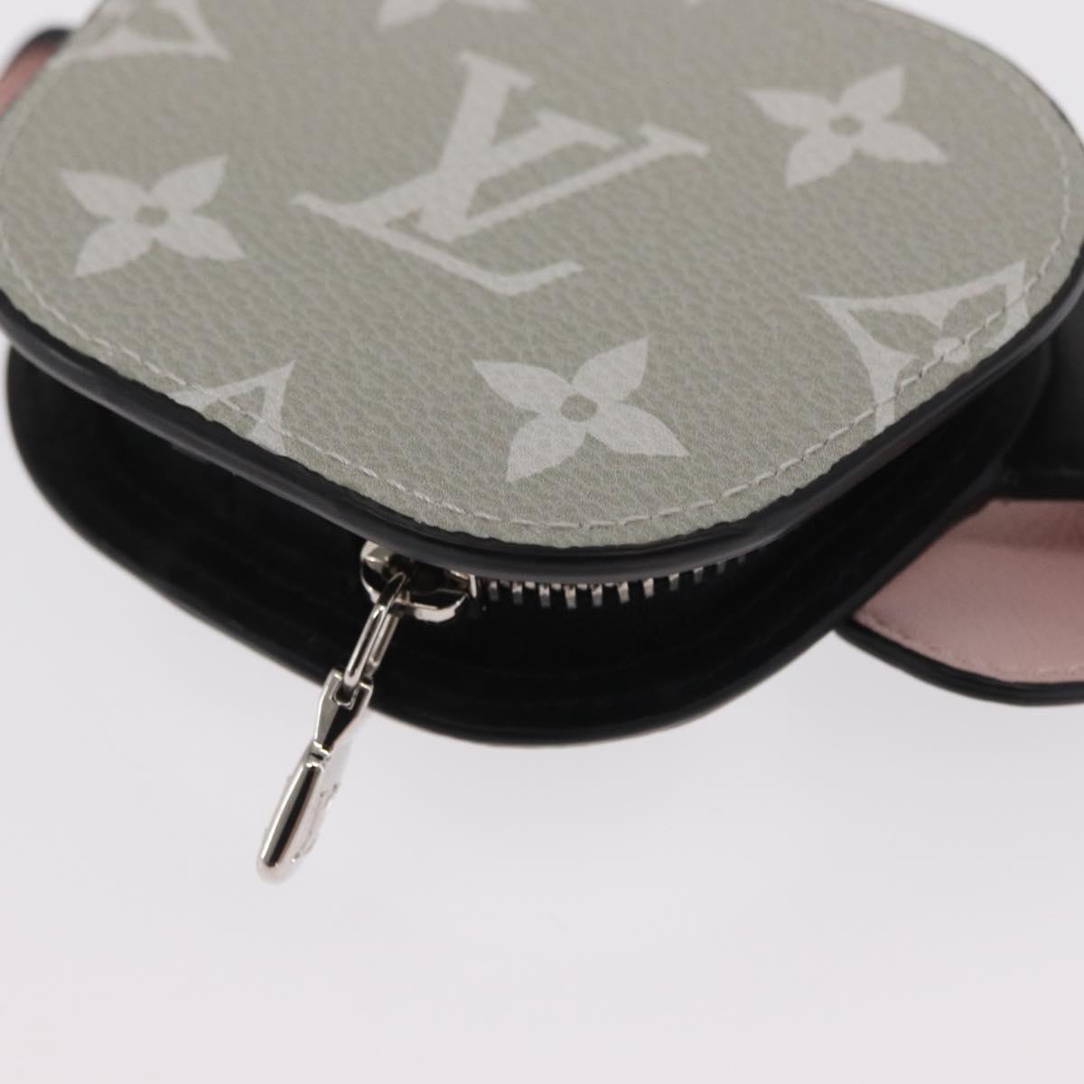 LOUIS VUITTON Monogram LV Dog Bag Charm Bag Charm White M02273 LV Auth 170016SM