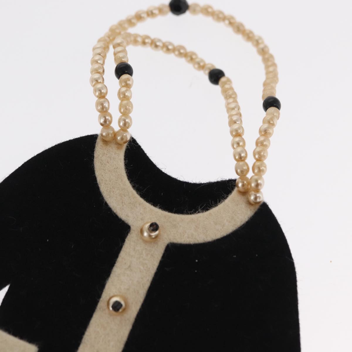 CHANEL Jacket Motif Brooch Velor Black CC Auth 170024V