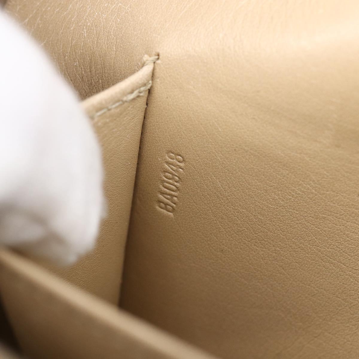 LOUIS VUITTON Monogram Vernis Thompson Street Bag Beige M91301 LV Auth 170059