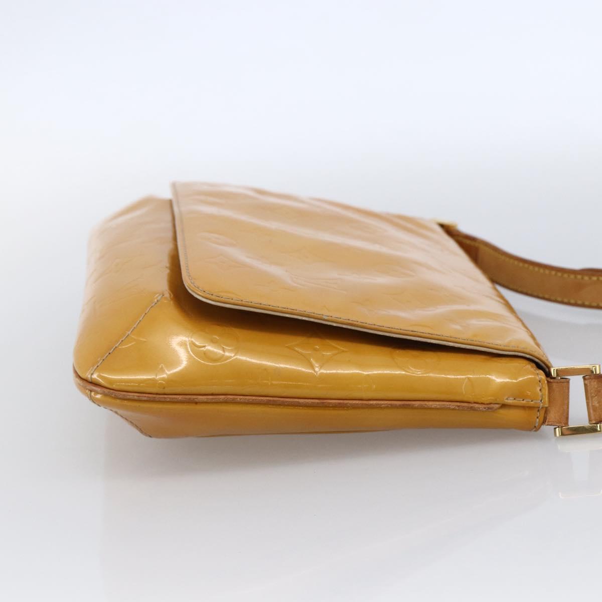 LOUIS VUITTON Monogram Vernis Thompson Street Bag Beige M91301 LV Auth 170059