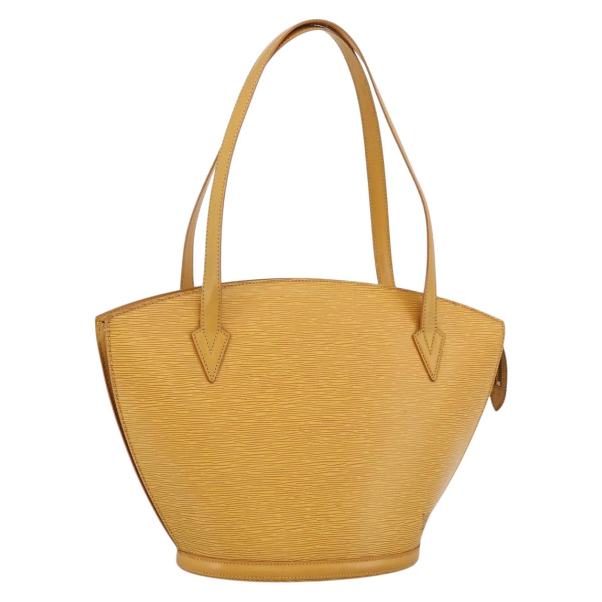 LOUIS VUITTON Epi Saint Jacques Shopping Shoulder Bag Yellow M52269 Auth 170060