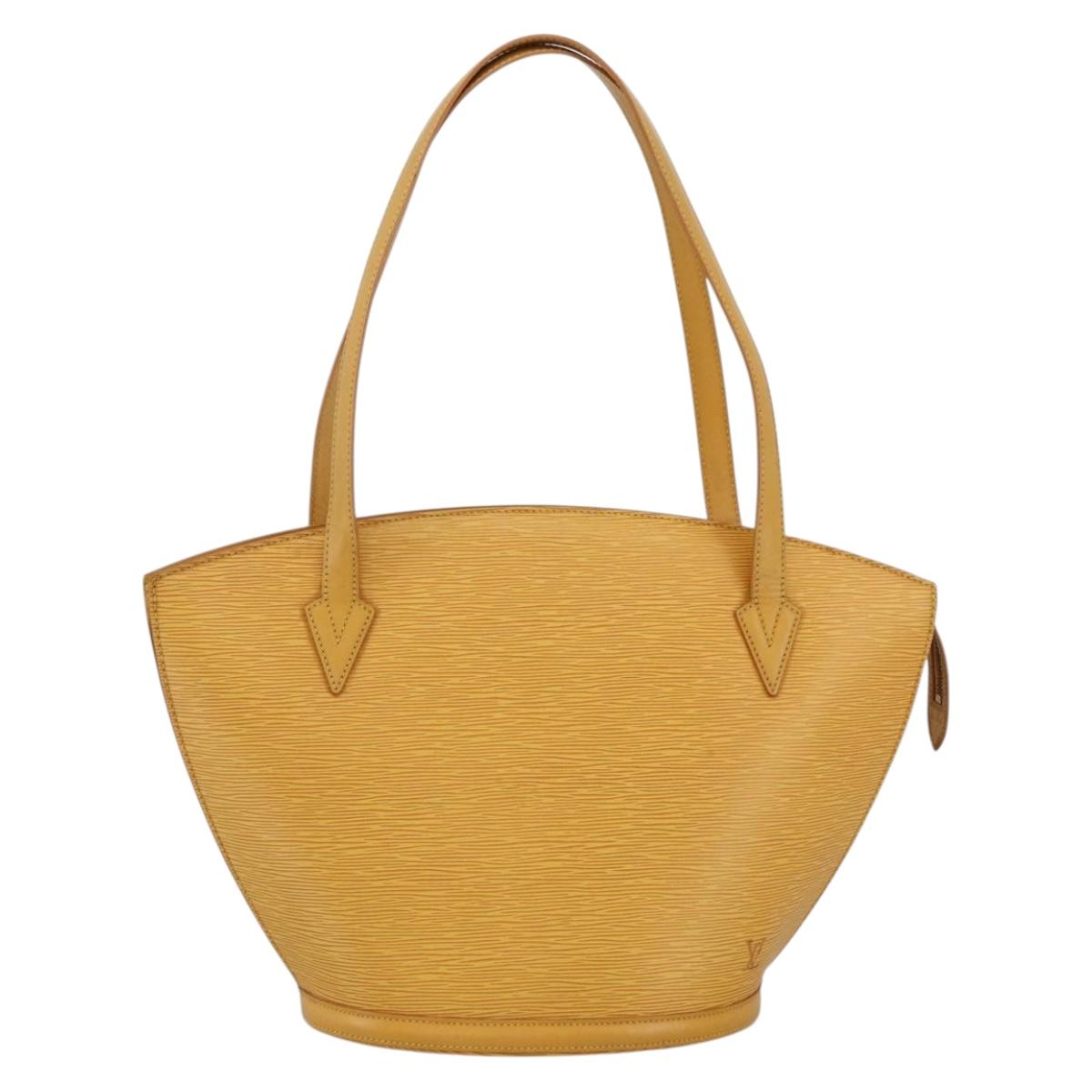 LOUIS VUITTON Epi Saint Jacques Shopping Shoulder Bag Yellow M52269 Auth 170060
