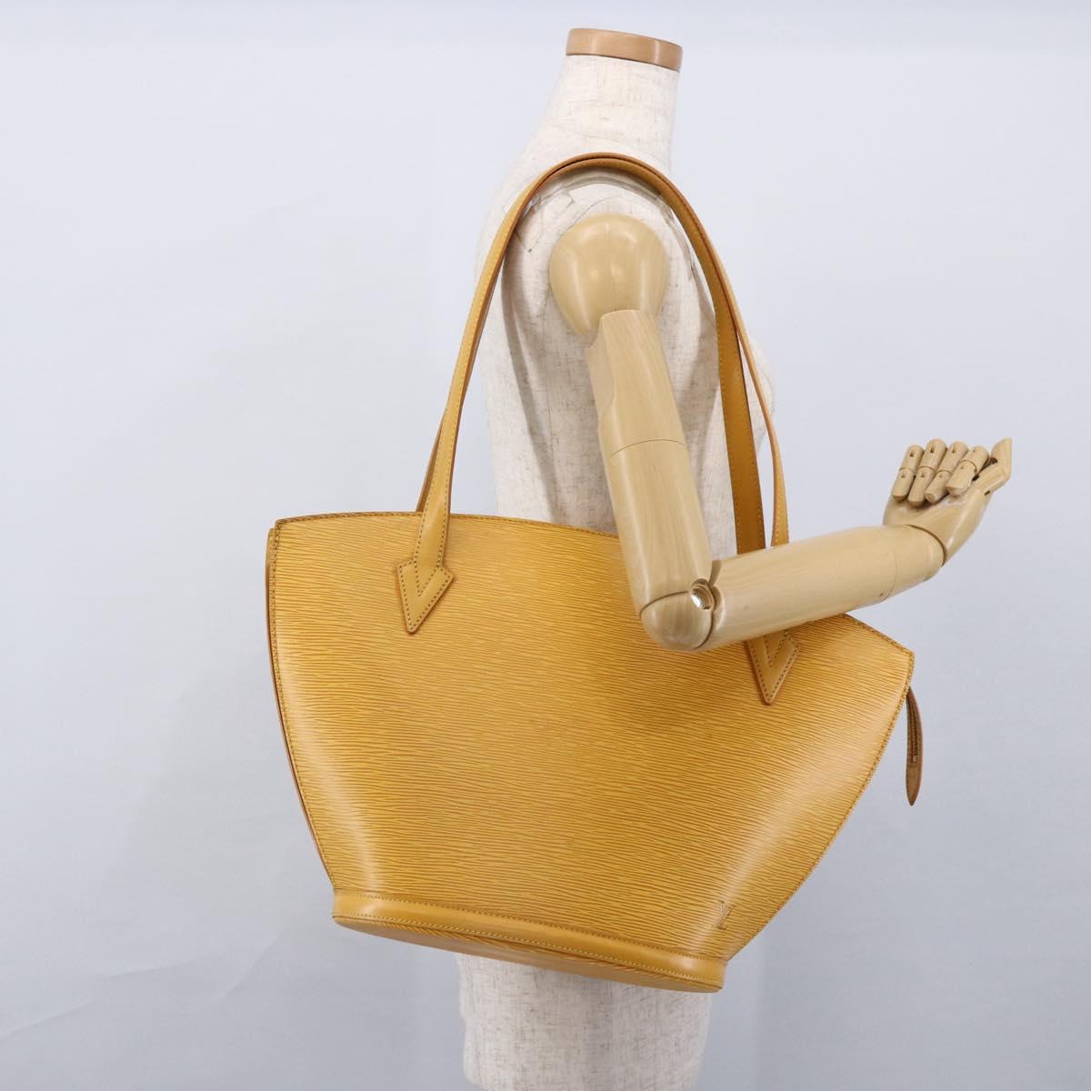 LOUIS VUITTON Epi Saint Jacques Shopping Shoulder Bag Yellow M52269 Auth 170060