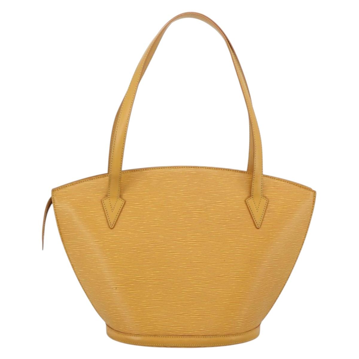 LOUIS VUITTON Epi Saint Jacques Shopping Shoulder Bag Yellow M52269 Auth 170060