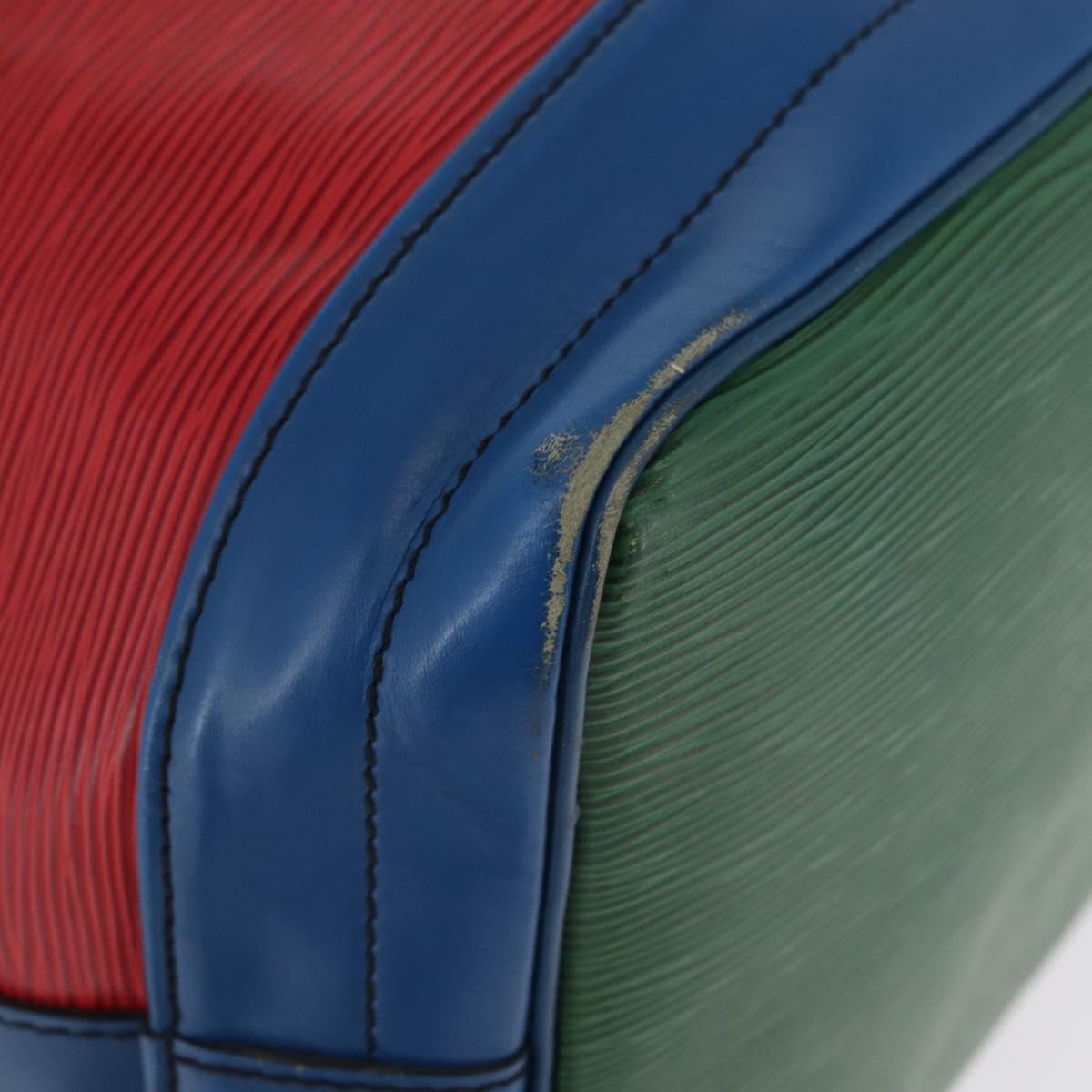 LOUIS VUITTON Epi Noe Shoulder Bag Tricolor Red Blue M44084 LV Auth 170061