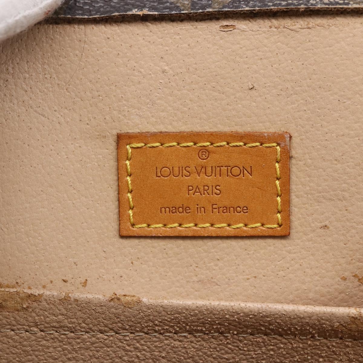 LOUIS VUITTON Monogram Sac Plat Hand Bag M51140 LV Auth 170062