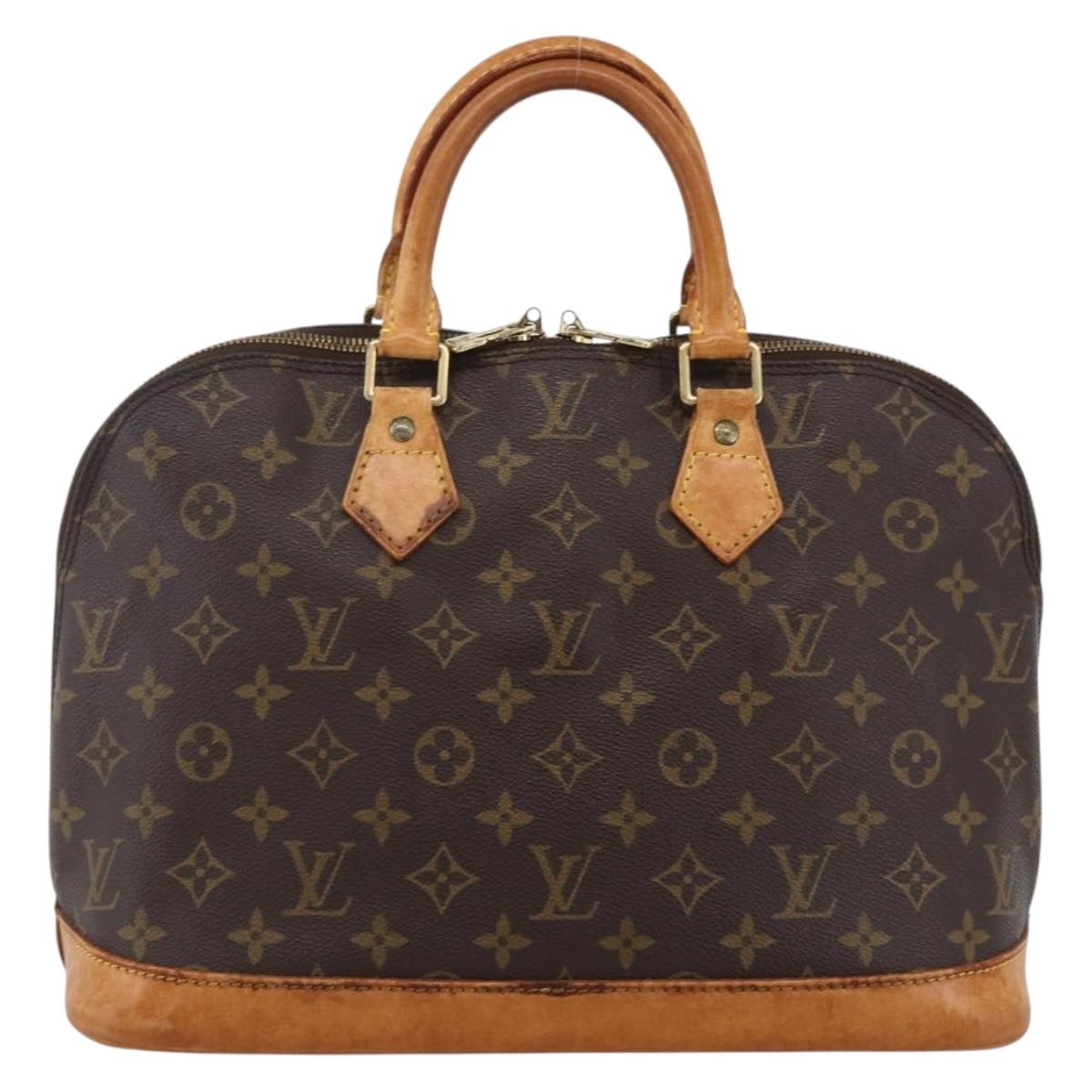 LOUIS VUITTON Monogram Alma Hand Bag M51130 LV Auth 170065