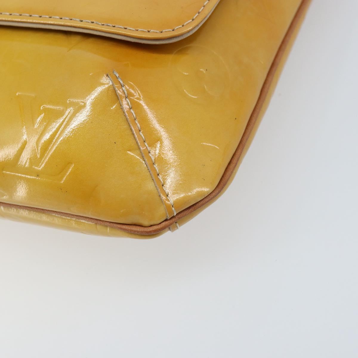 LOUIS VUITTON Monogram Vernis Thompson Street Bag Beige M91301 LV Auth 170091