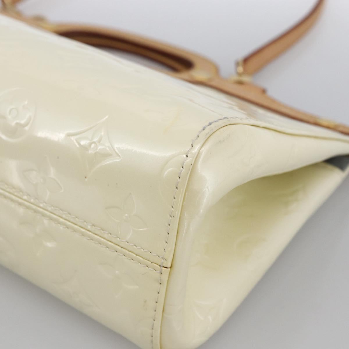 LOUIS VUITTON Monogram Vernis Roxbury Drive Bag 2Way Perle M91374 LVAuth 170092A